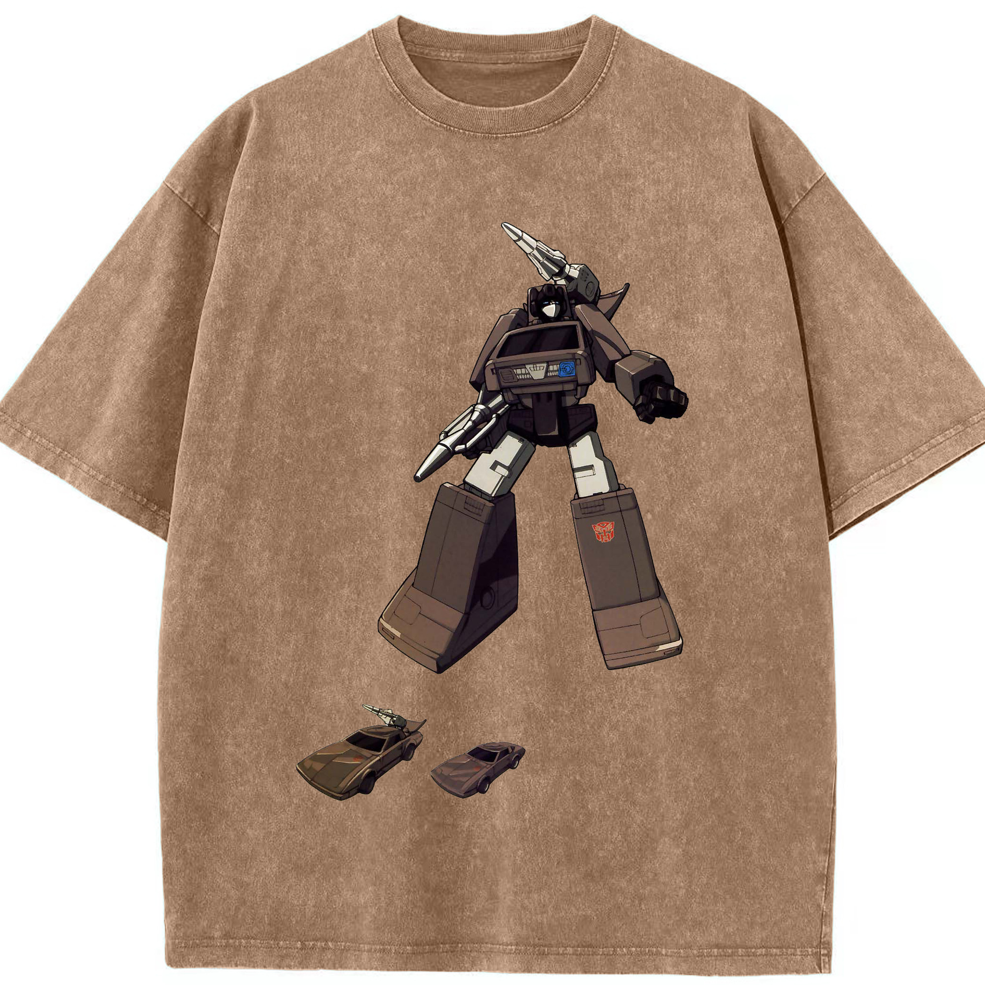（画像用）  綿100% ヴィンテージ風 半袖Tシャツ（フロントプリント）