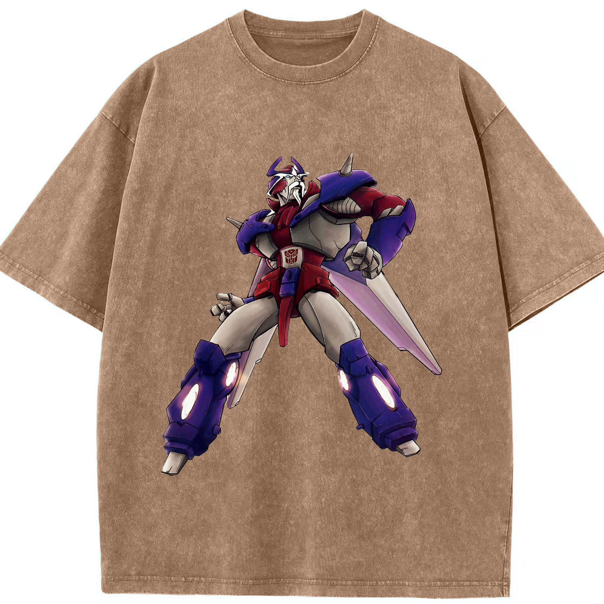（画像用）  綿100% ヴィンテージ風 半袖Tシャツ（フロントプリント）
