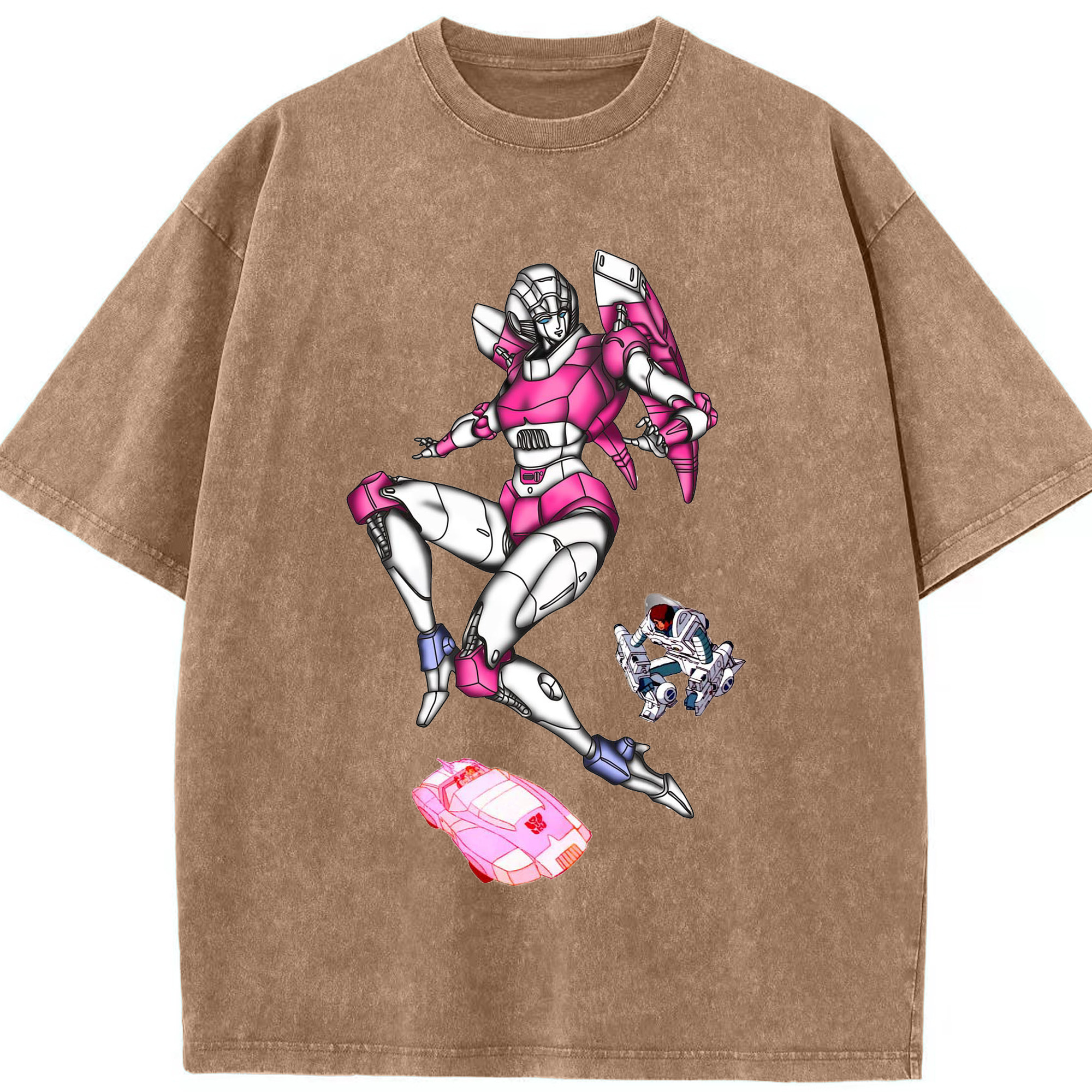 （画像用）  綿100% ヴィンテージ風 半袖Tシャツ（フロントプリント）