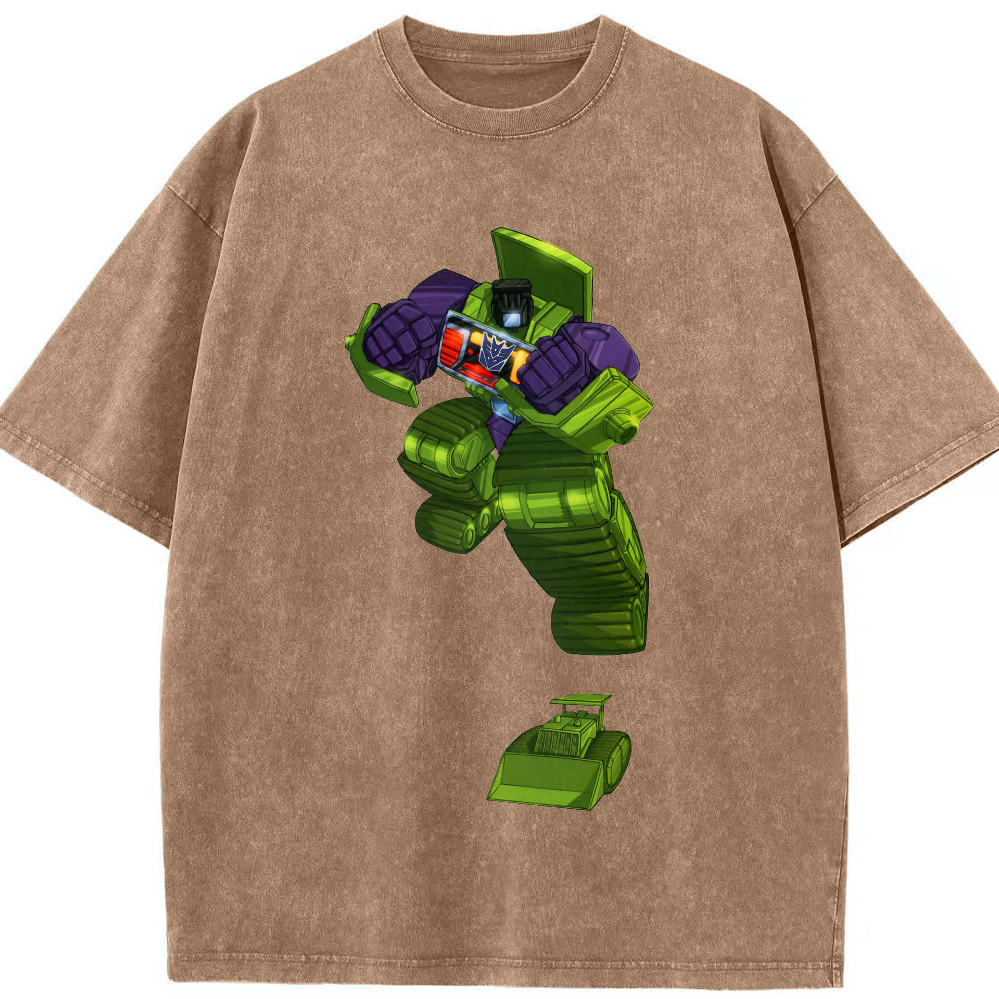 （画像用）  綿100% ヴィンテージ風 半袖Tシャツ（フロントプリント）