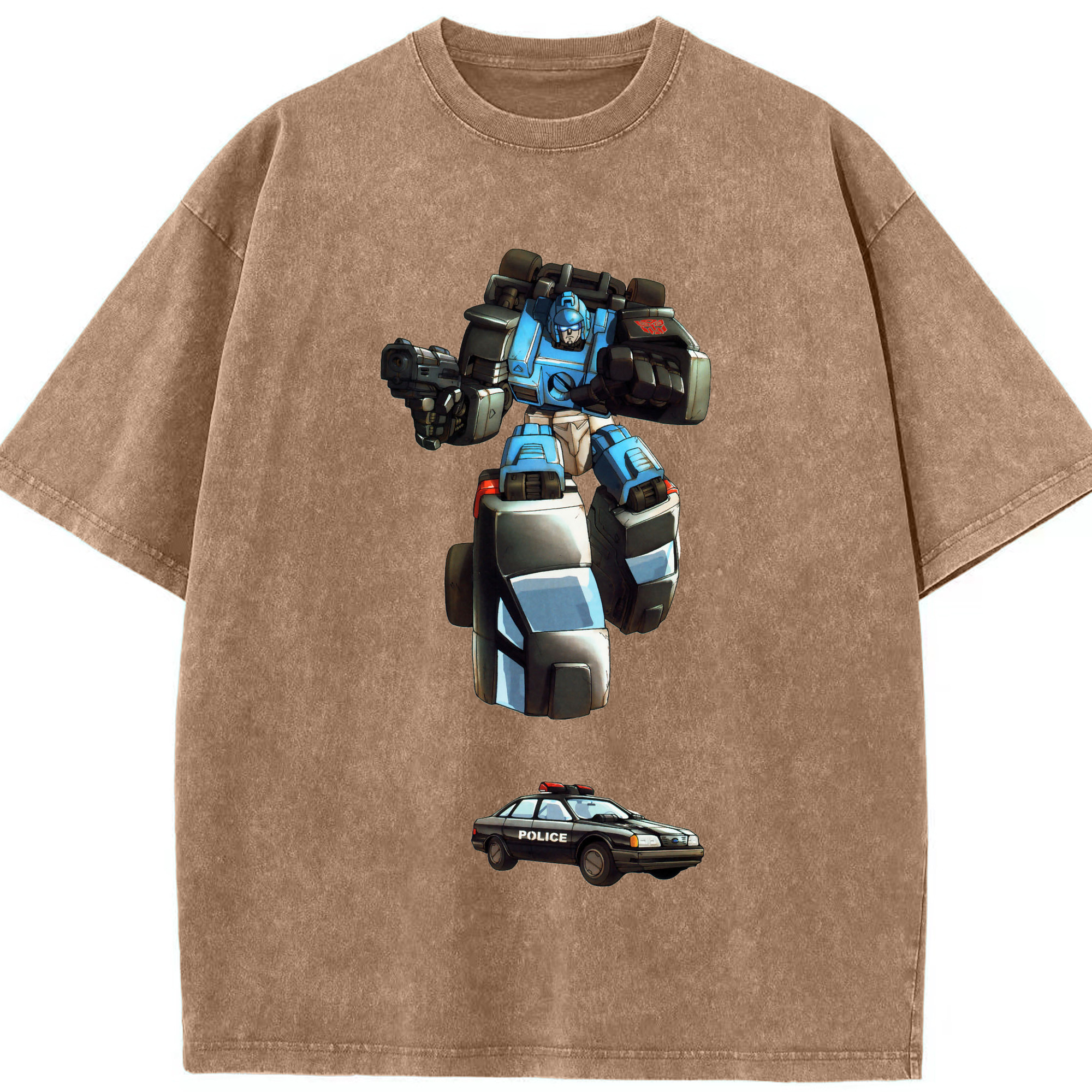 （画像用）  綿100% ヴィンテージ風 半袖Tシャツ（フロントプリント）