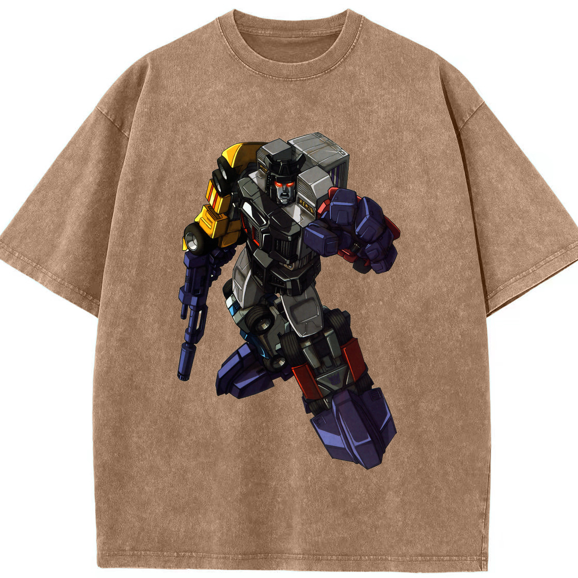 （画像用）  綿100% ヴィンテージ風 半袖Tシャツ（フロントプリント）