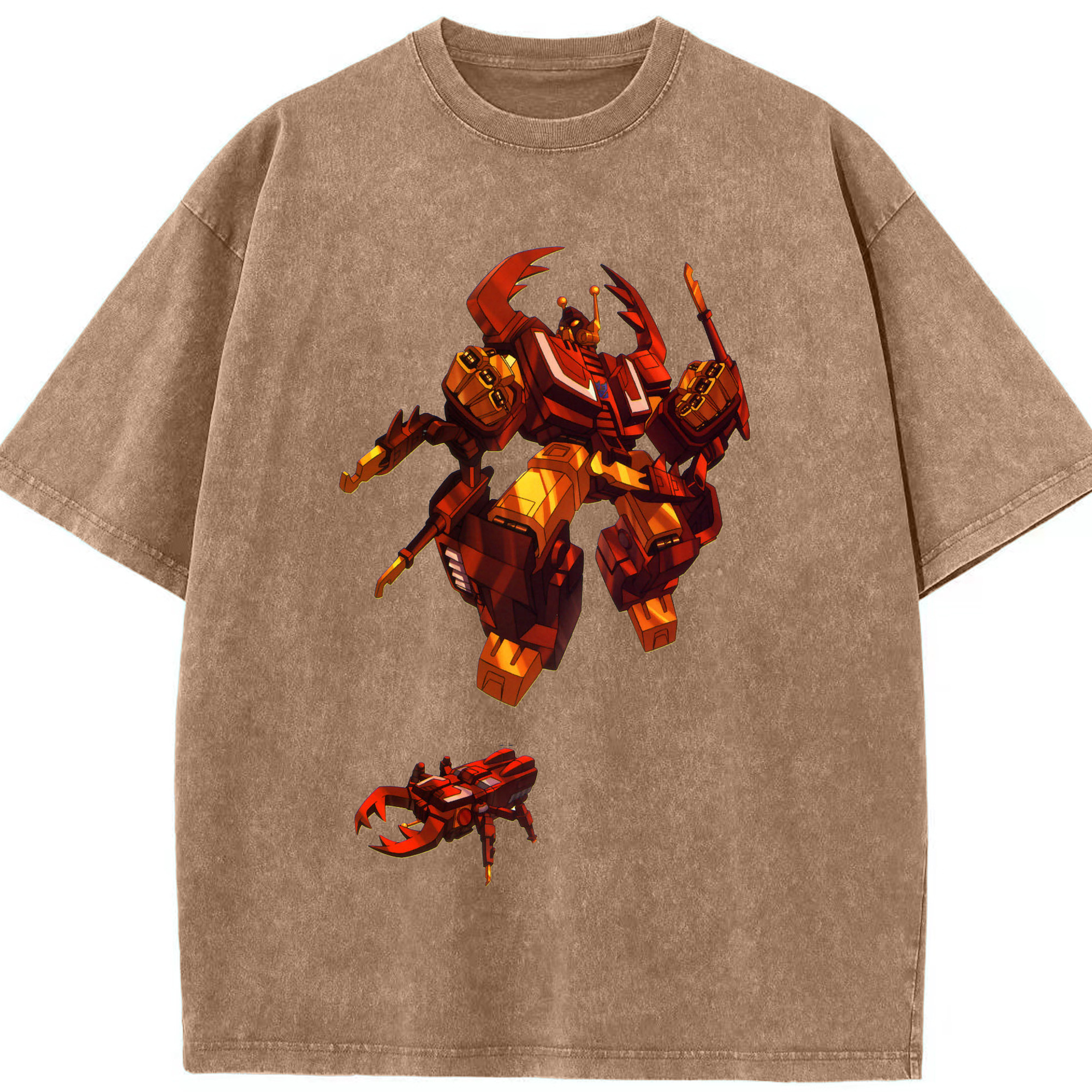 （画像用）  綿100% ヴィンテージ風 半袖Tシャツ（フロントプリント）