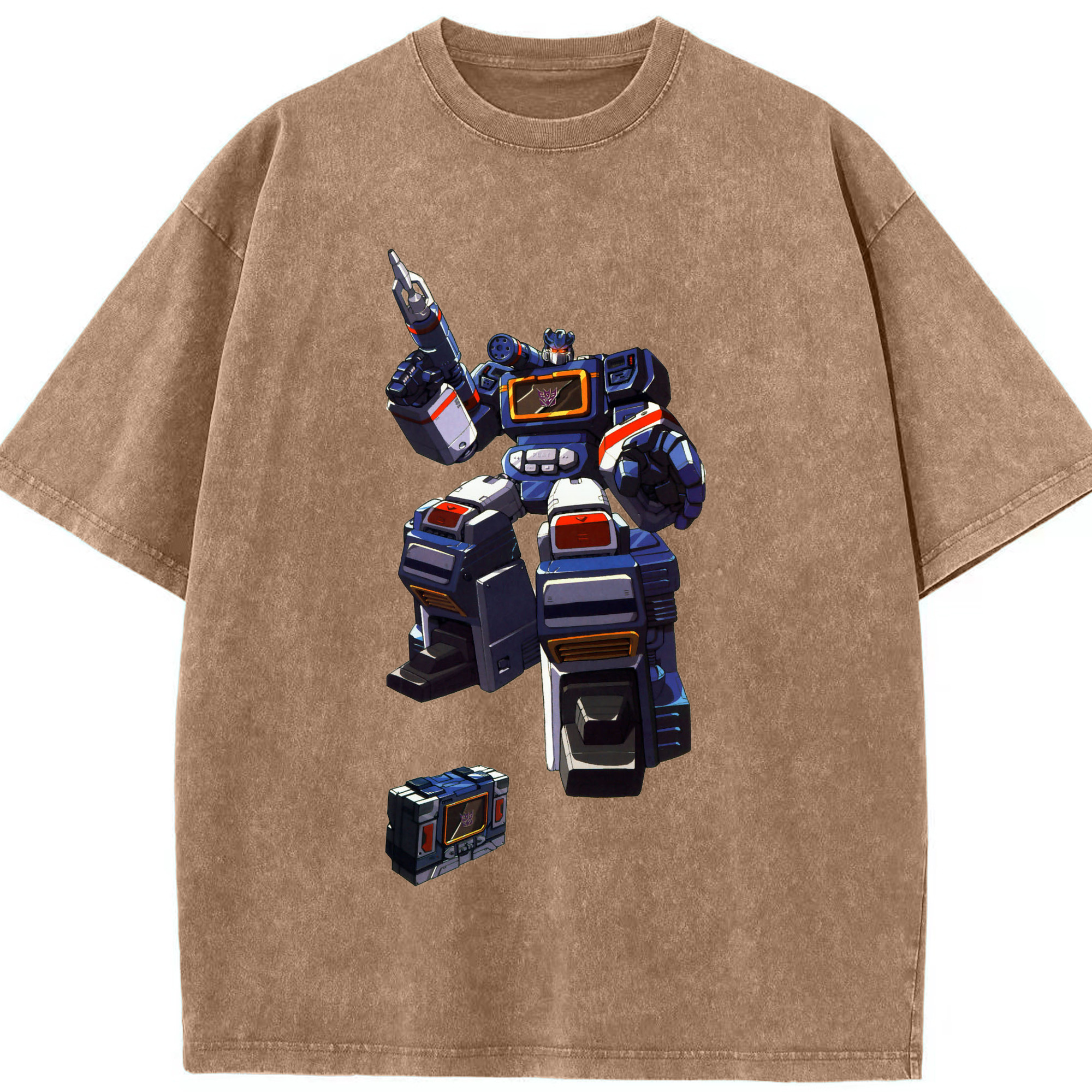 （画像用）  綿100% ヴィンテージ風 半袖Tシャツ（フロントプリント）