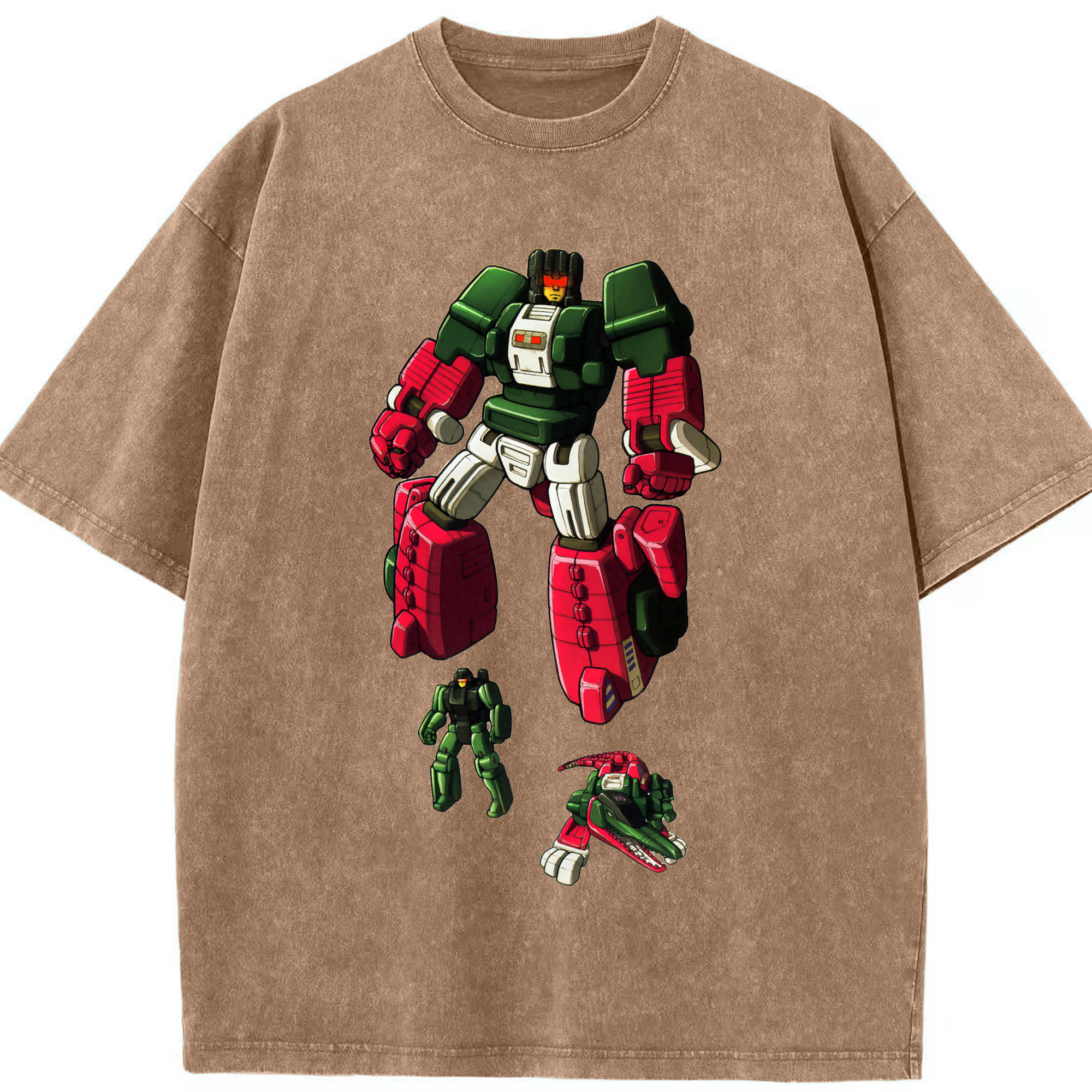 （画像用）  綿100% ヴィンテージ風 半袖Tシャツ（フロントプリント）