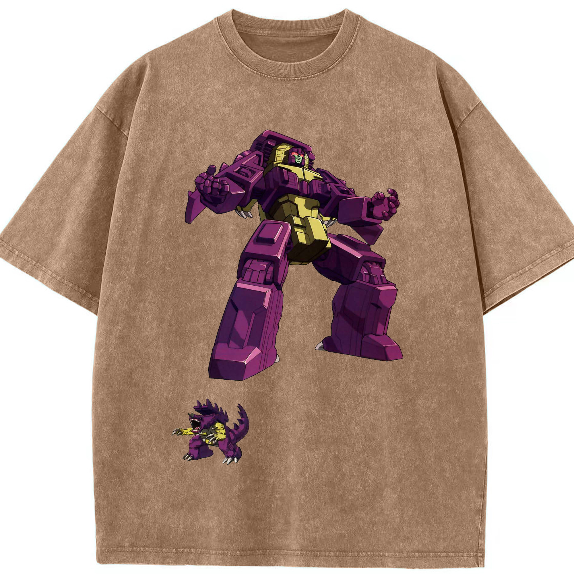 （画像用）  綿100% ヴィンテージ風 半袖Tシャツ（フロントプリント）