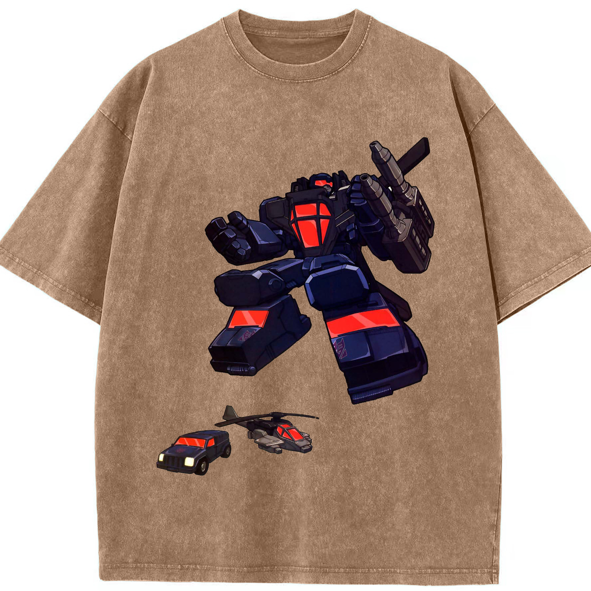 （画像用）  綿100% ヴィンテージ風 半袖Tシャツ（フロントプリント）