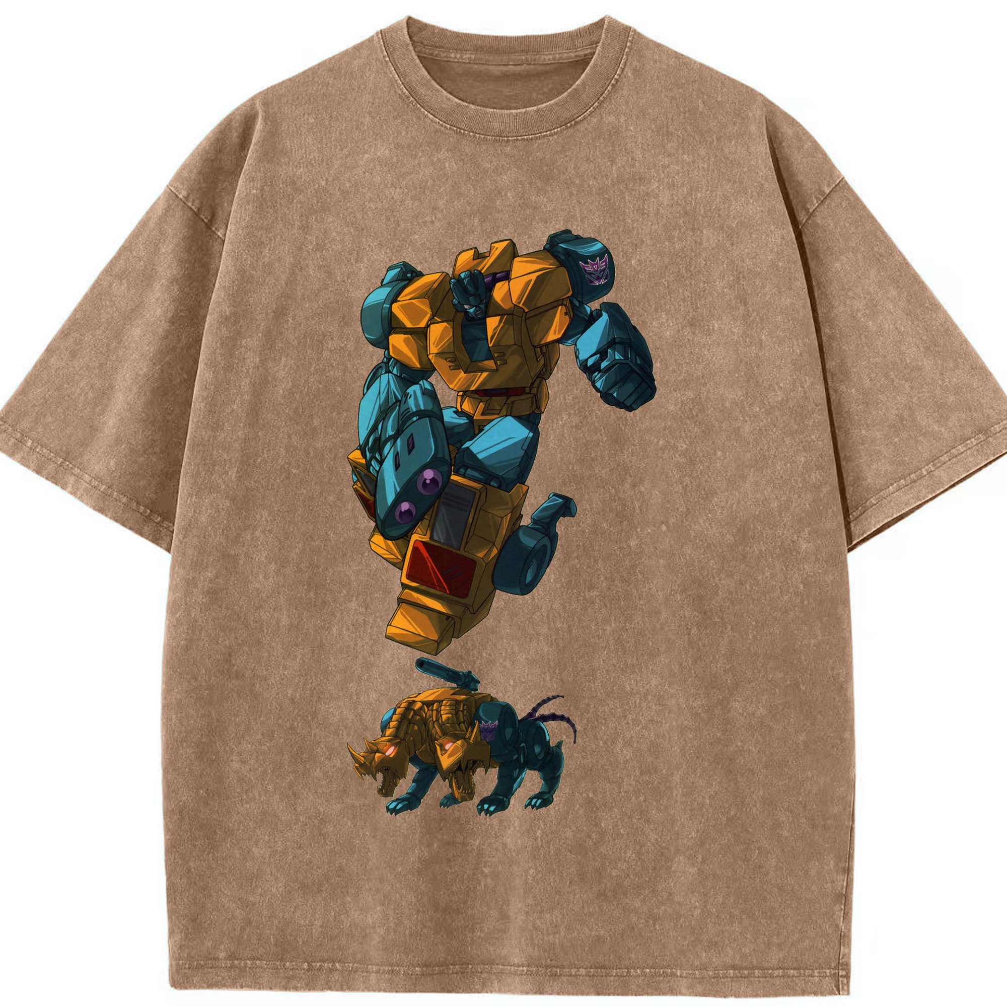 （画像用）  綿100% ヴィンテージ風 半袖Tシャツ（フロントプリント）