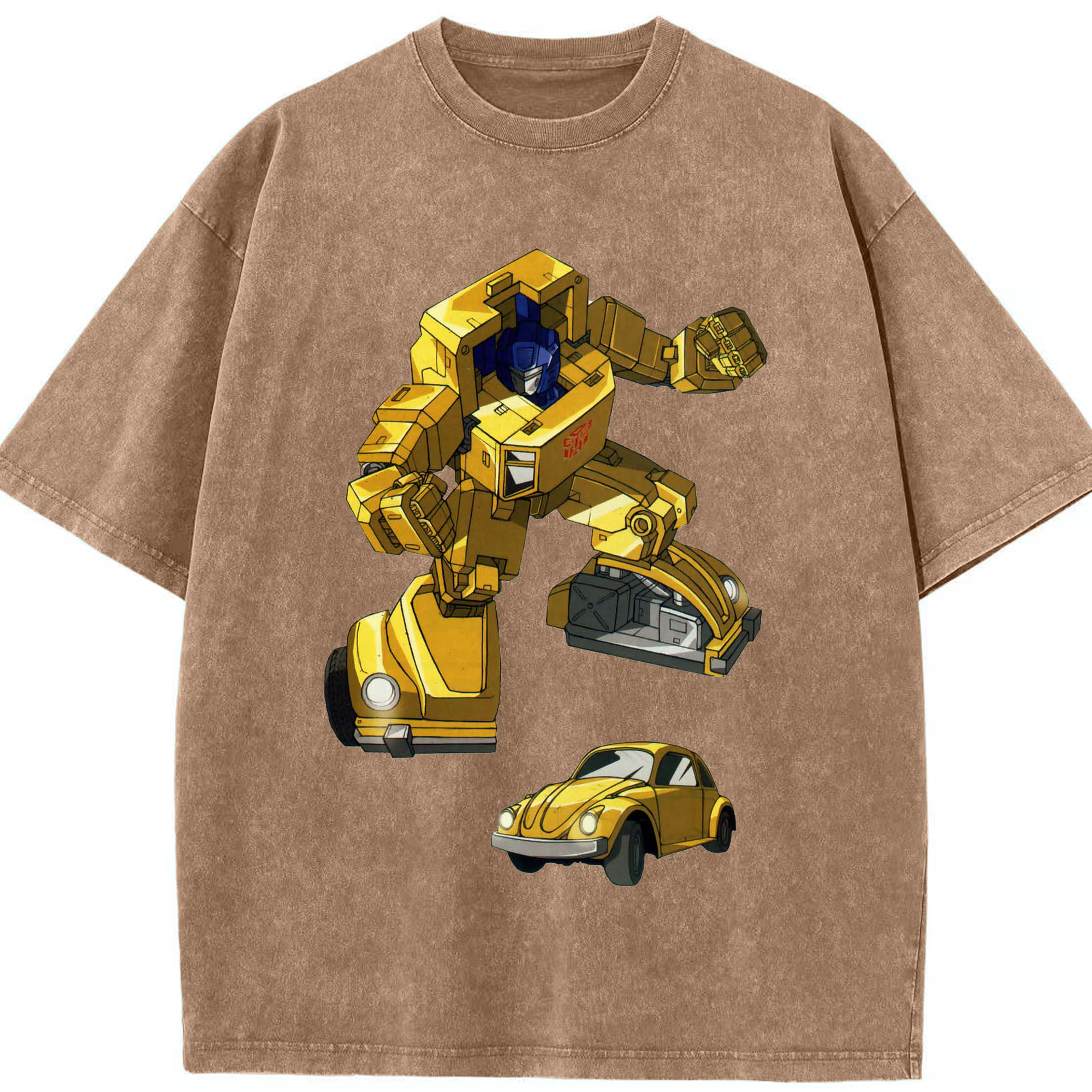 （画像用）  綿100% ヴィンテージ風 半袖Tシャツ（フロントプリント）