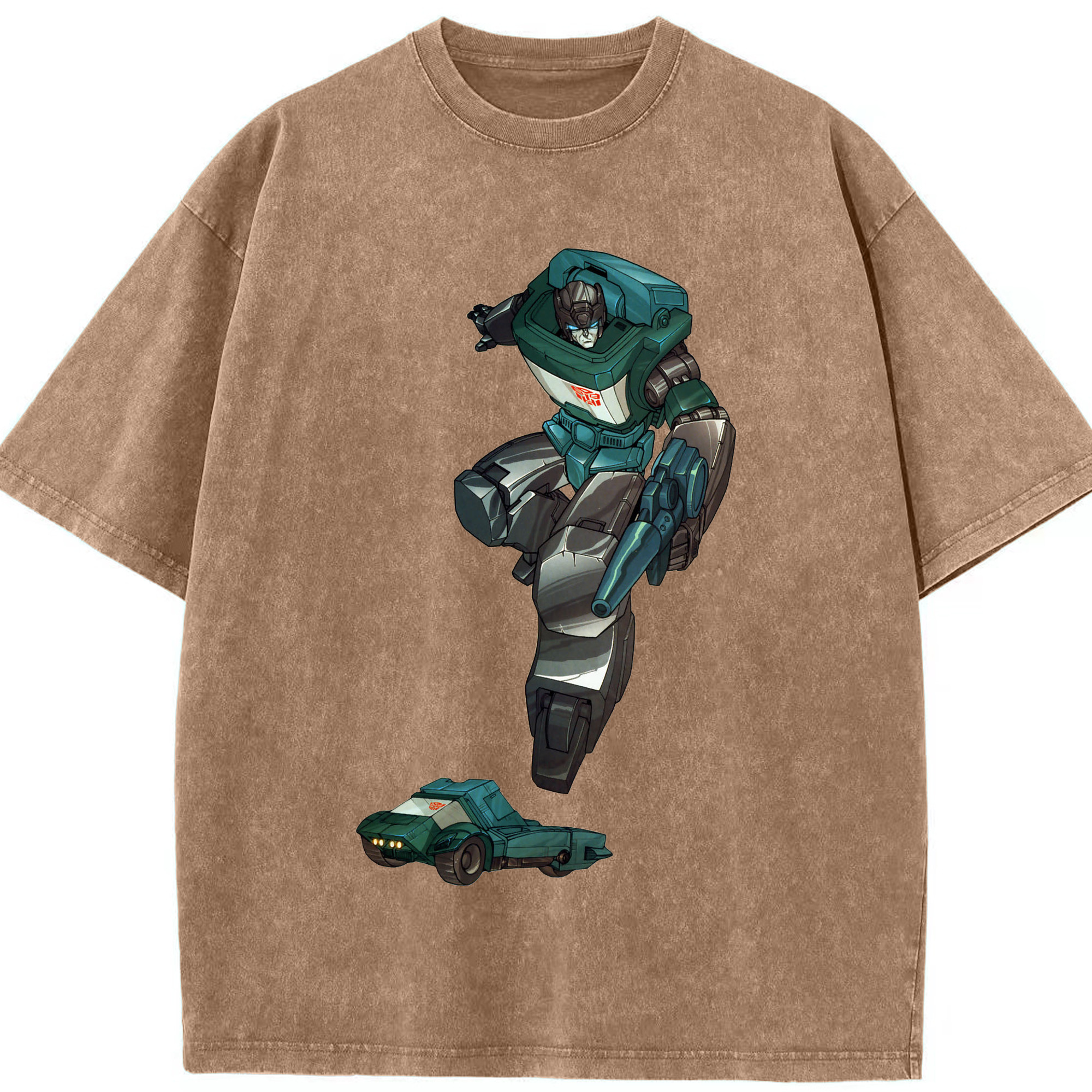 （画像用）  綿100% ヴィンテージ風 半袖Tシャツ（フロントプリント）