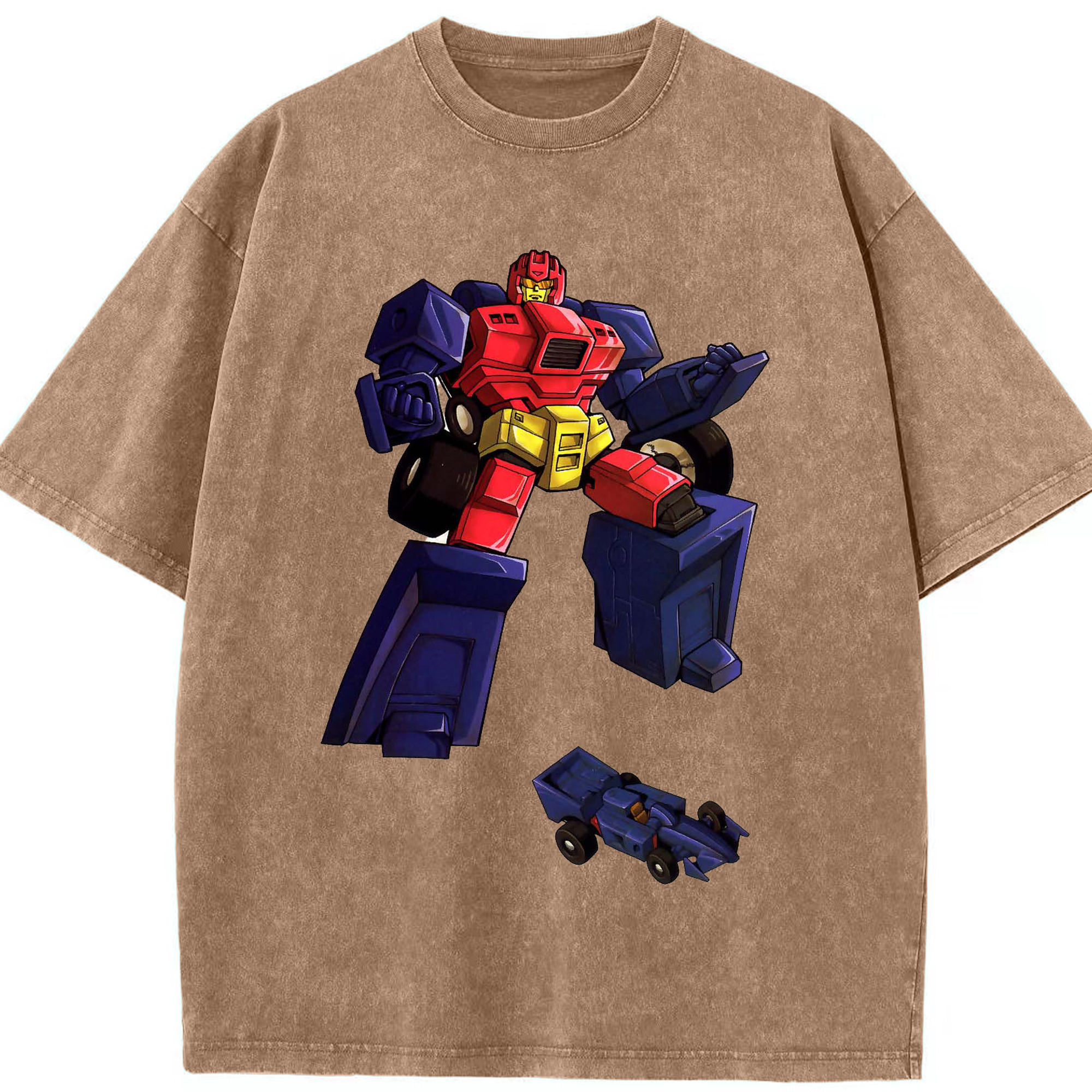 （画像用）  綿100% ヴィンテージ風 半袖Tシャツ（フロントプリント）