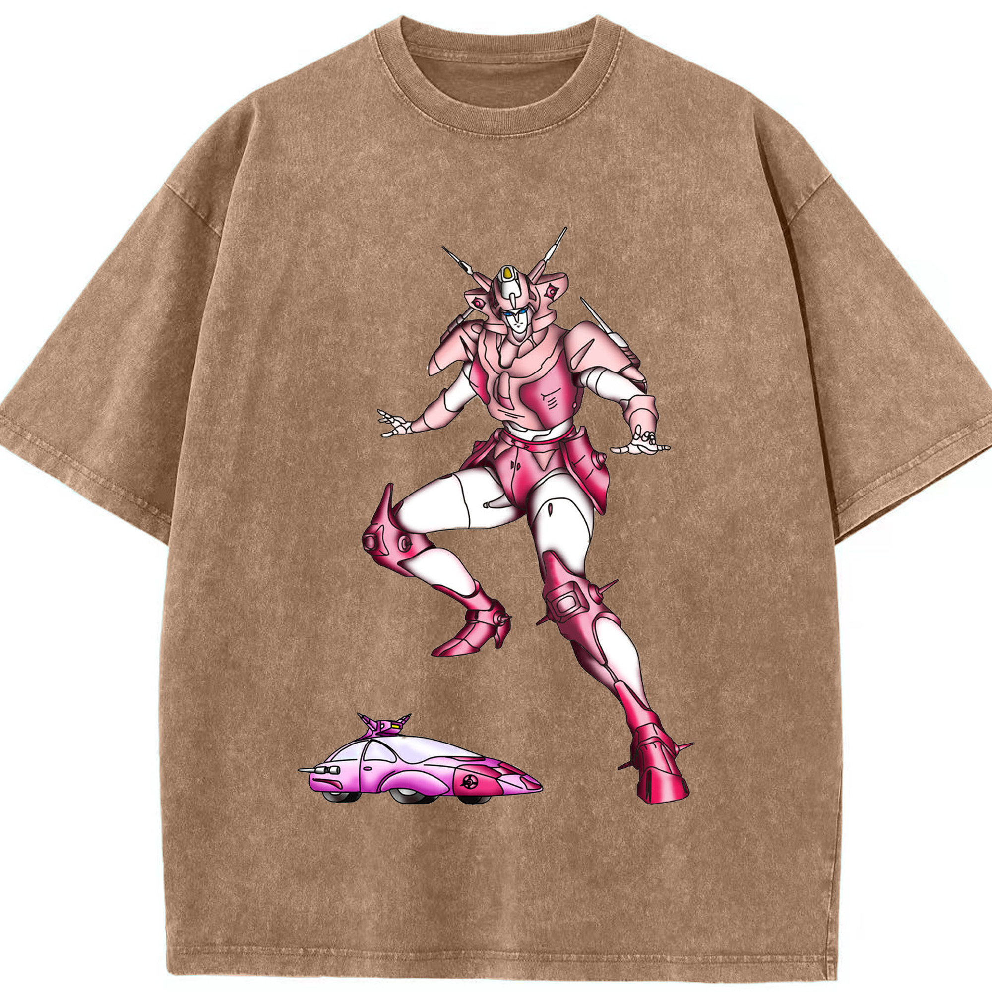 （画像用）  綿100% ヴィンテージ風 半袖Tシャツ（フロントプリント）