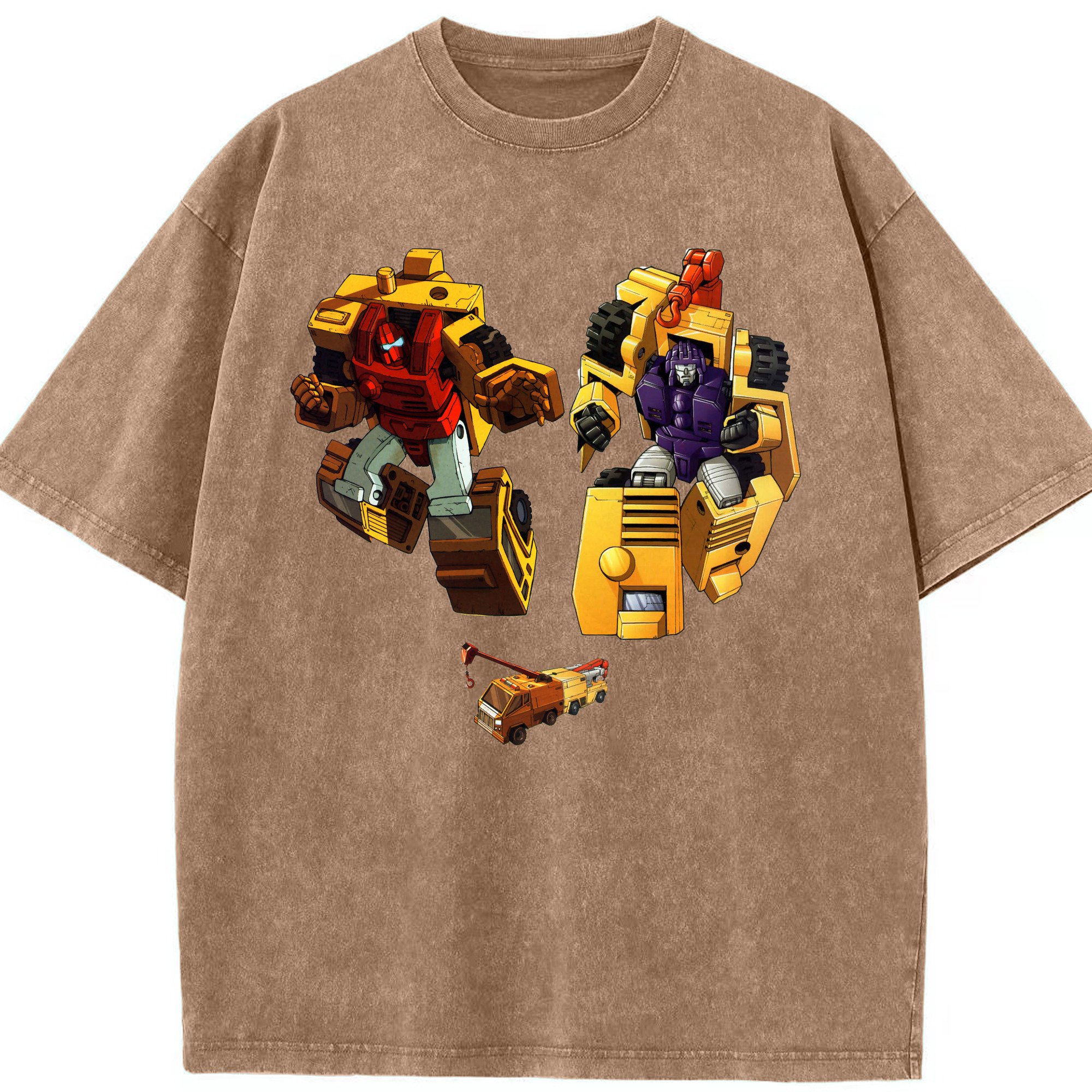 （画像用）  綿100% ヴィンテージ風 半袖Tシャツ（フロントプリント）
