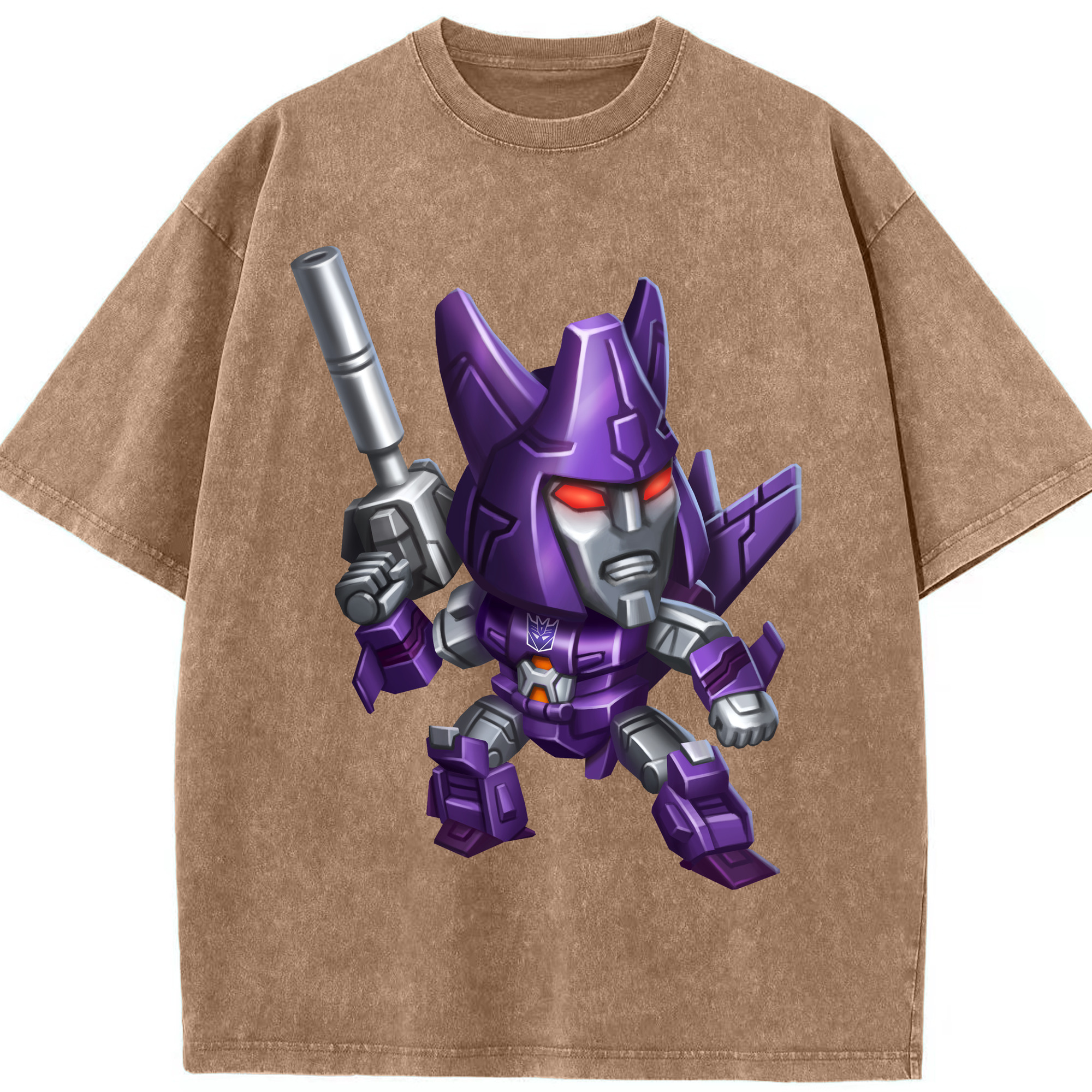 （画像用）  綿100% ヴィンテージ風 半袖Tシャツ（フロントプリント）