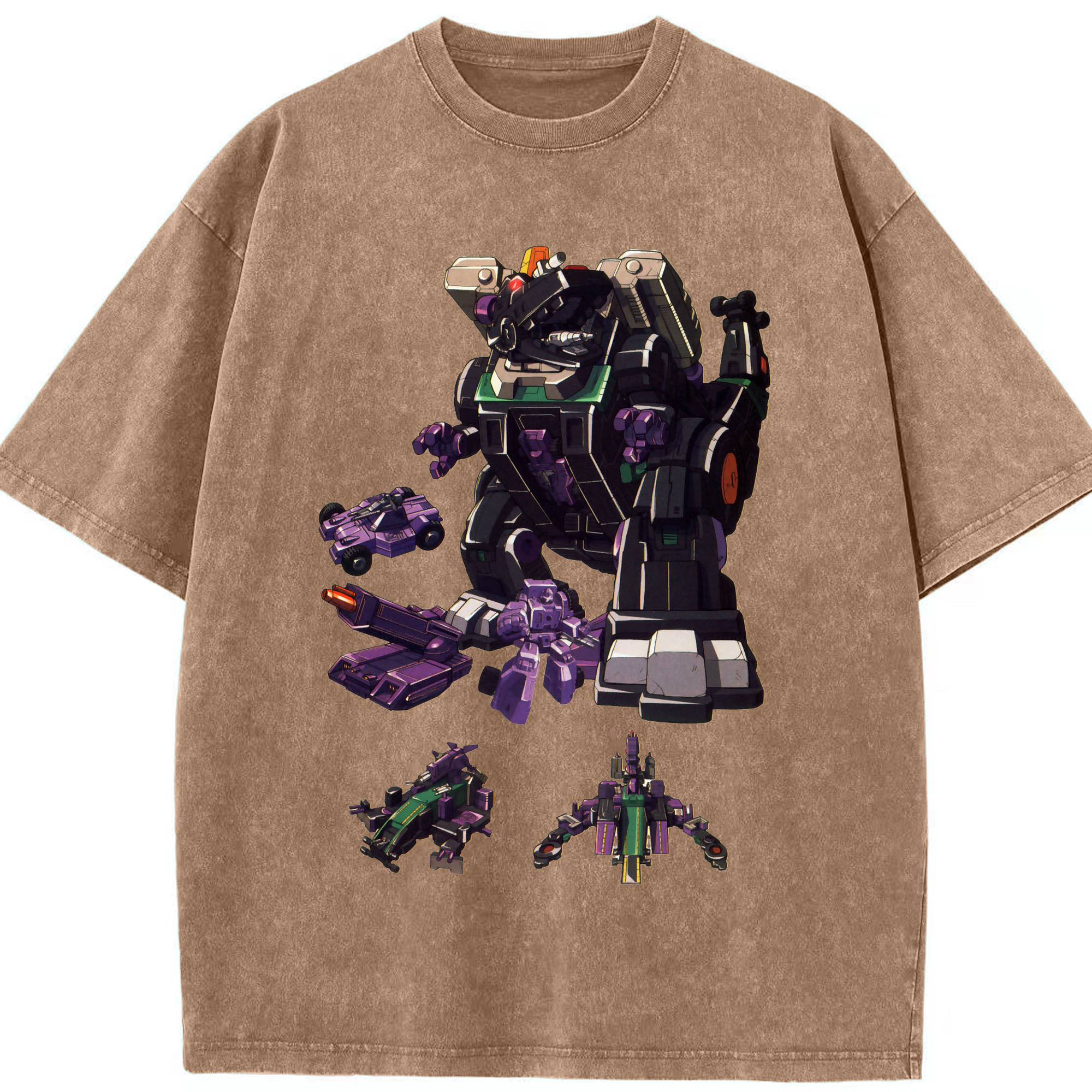 （画像用）  綿100% ヴィンテージ風 半袖Tシャツ（フロントプリント）