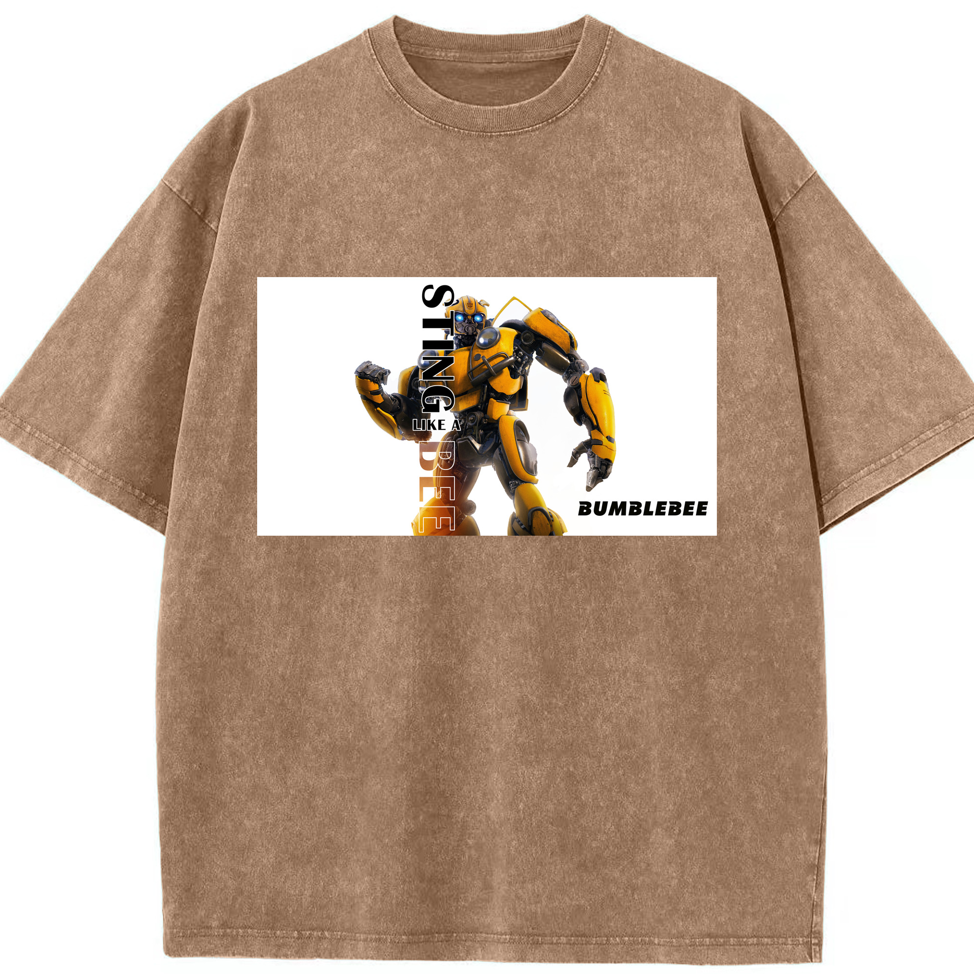 （画像用）  綿100% ヴィンテージ風 半袖Tシャツ（フロントプリント）