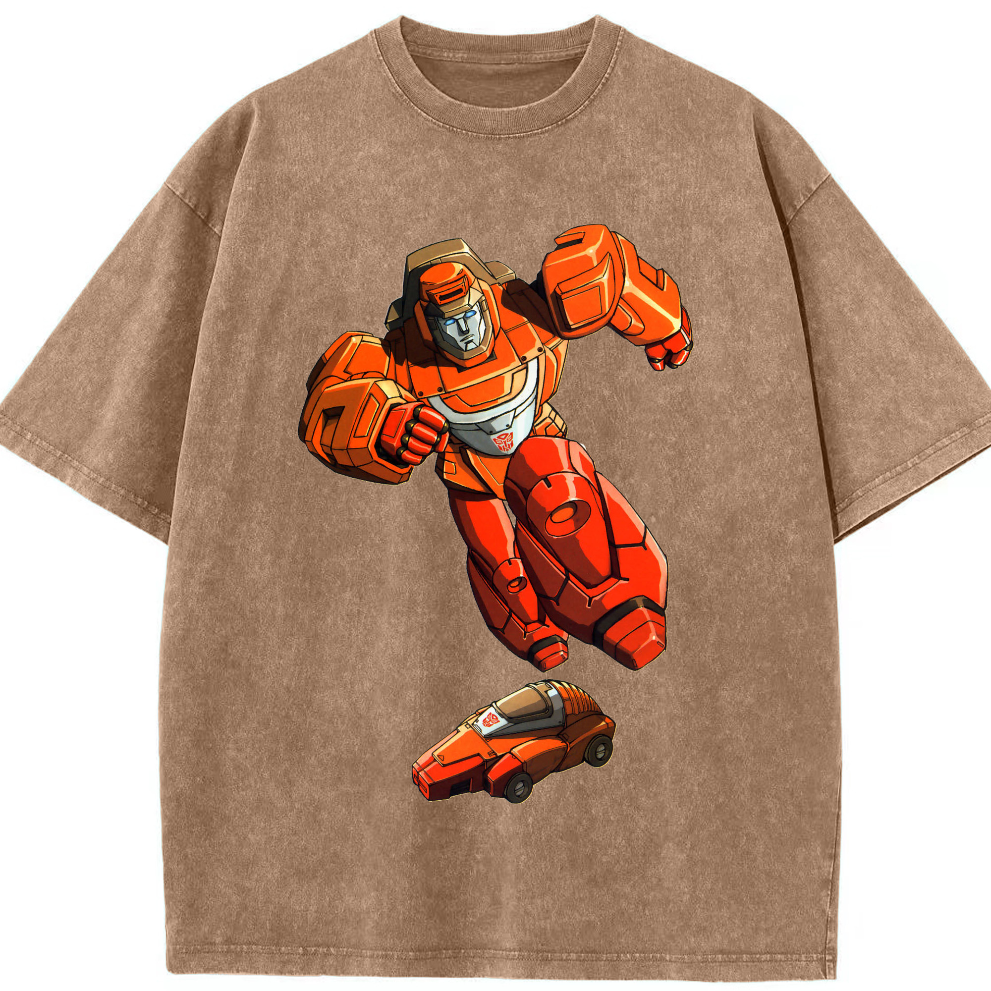（画像用）  綿100% ヴィンテージ風 半袖Tシャツ（フロントプリント）