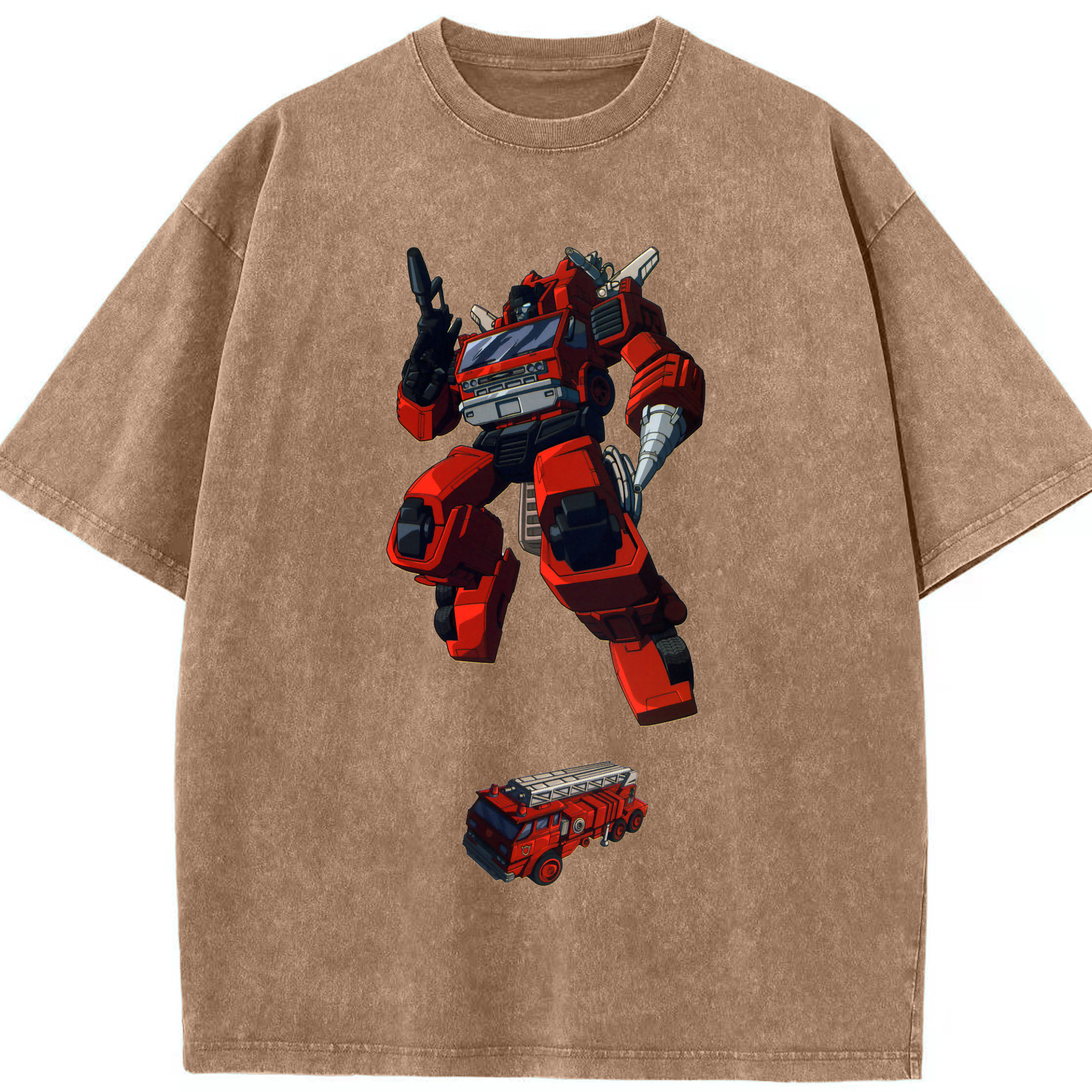 （画像用）  綿100% ヴィンテージ風 半袖Tシャツ（フロントプリント）