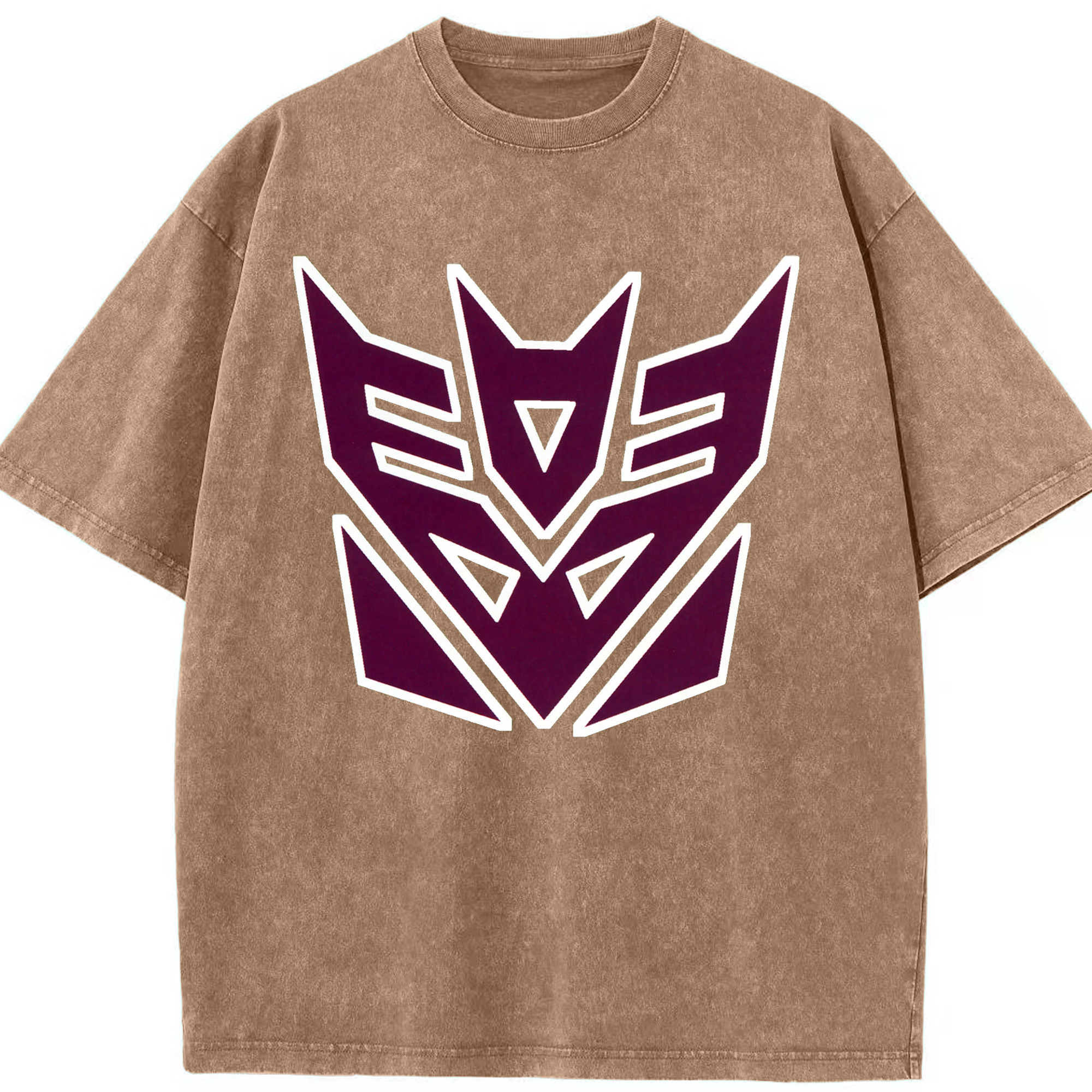 （画像用）  綿100% ヴィンテージ風 半袖Tシャツ（フロントプリント）