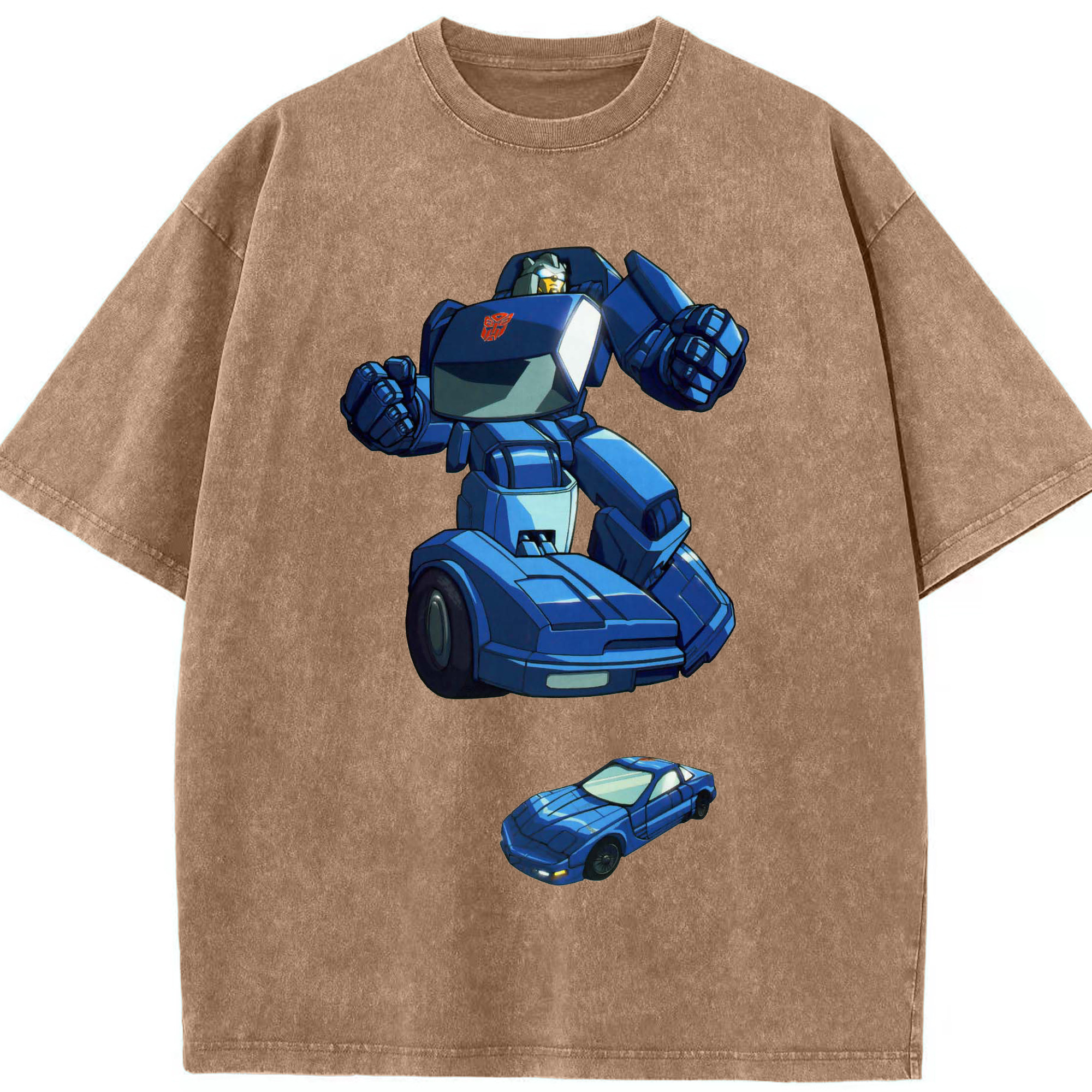 （画像用）  綿100% ヴィンテージ風 半袖Tシャツ（フロントプリント）