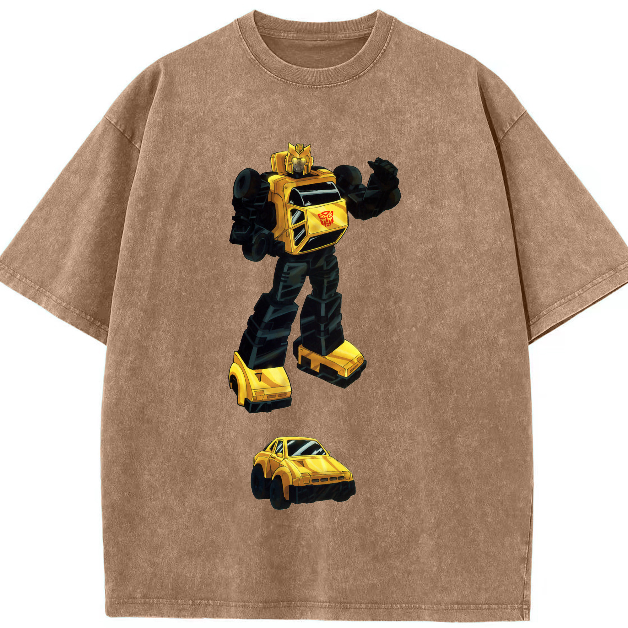 （画像用）  綿100% ヴィンテージ風 半袖Tシャツ（フロントプリント）