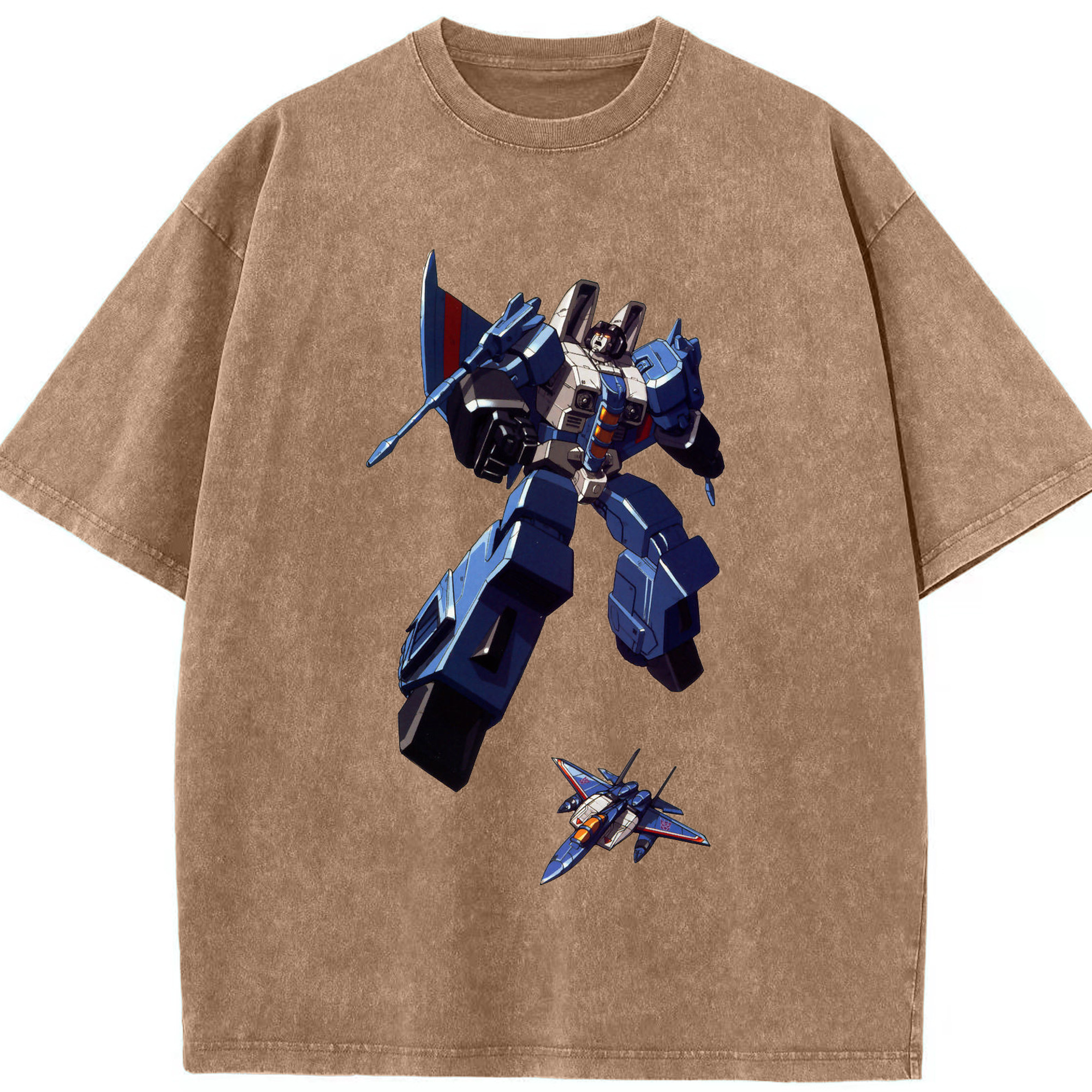 （画像用）  綿100% ヴィンテージ風 半袖Tシャツ（フロントプリント）