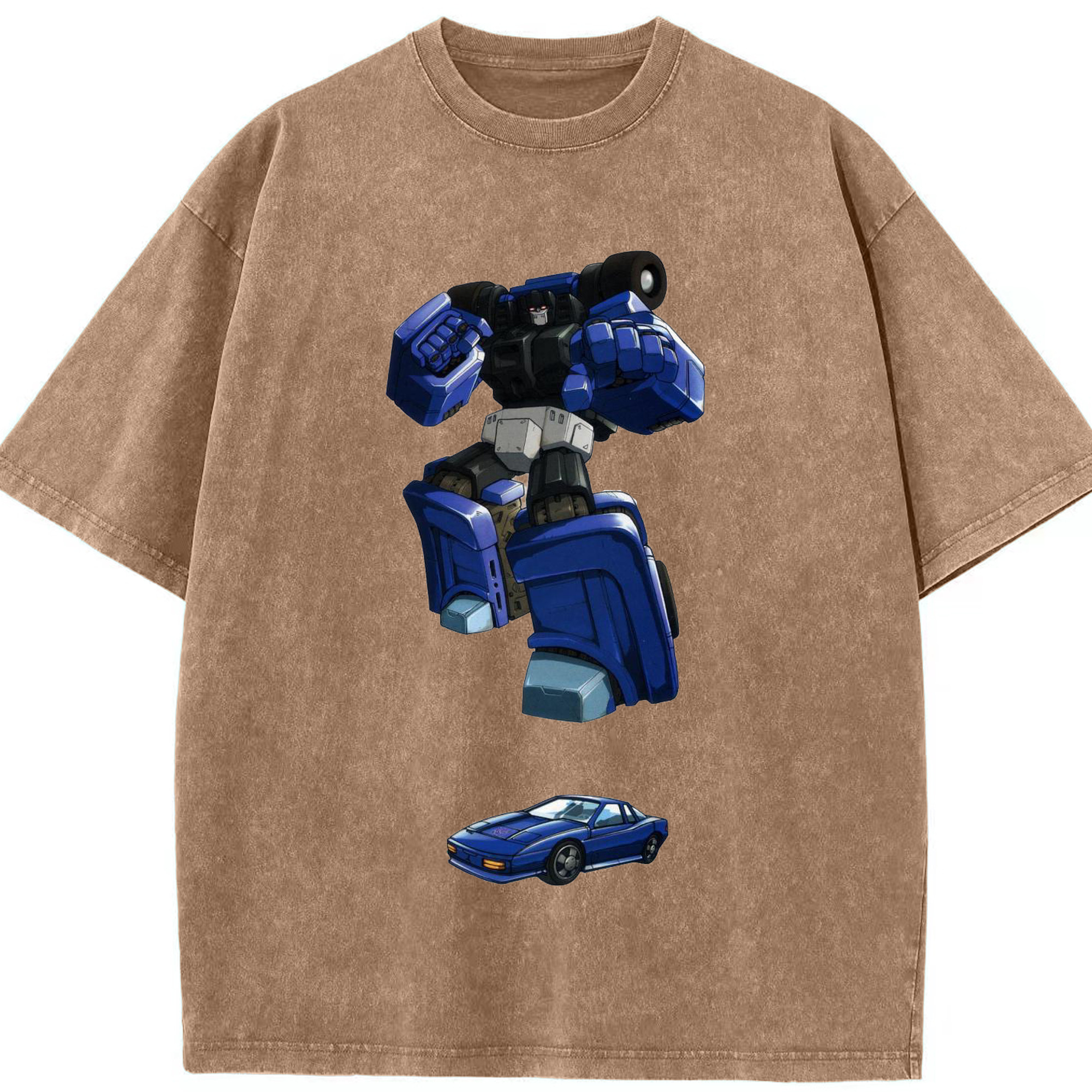 （画像用）  綿100% ヴィンテージ風 半袖Tシャツ（フロントプリント）