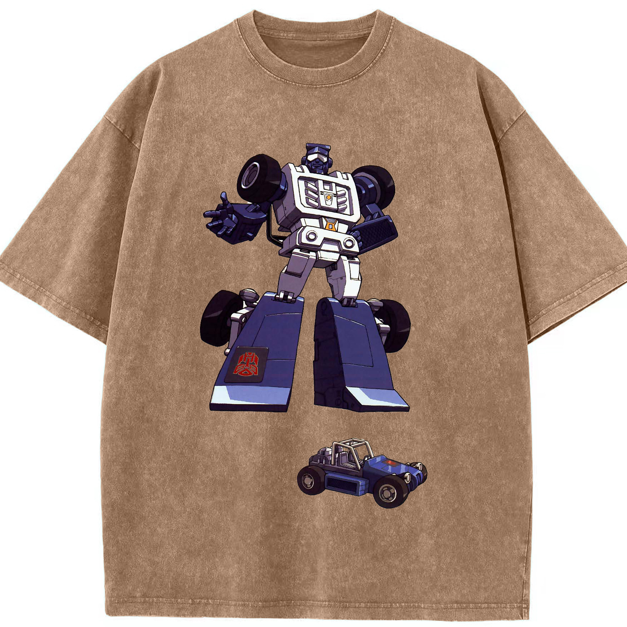 （画像用）  綿100% ヴィンテージ風 半袖Tシャツ（フロントプリント）