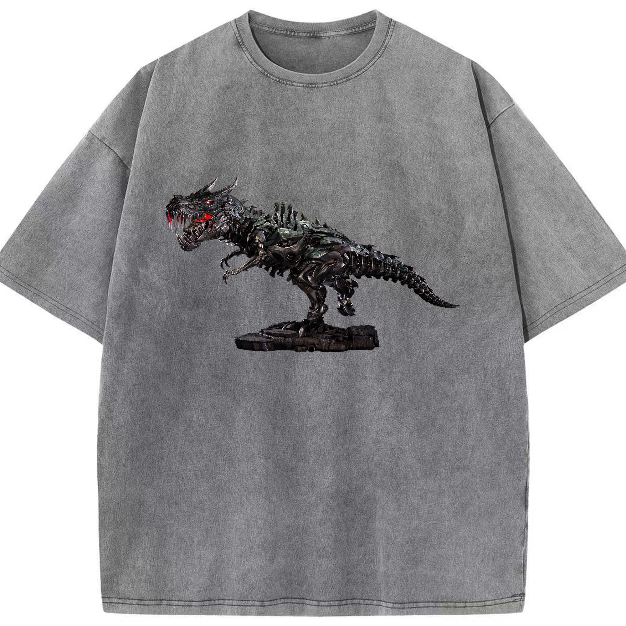 （画像用）  綿100% ヴィンテージ風 半袖Tシャツ（フロントプリント）