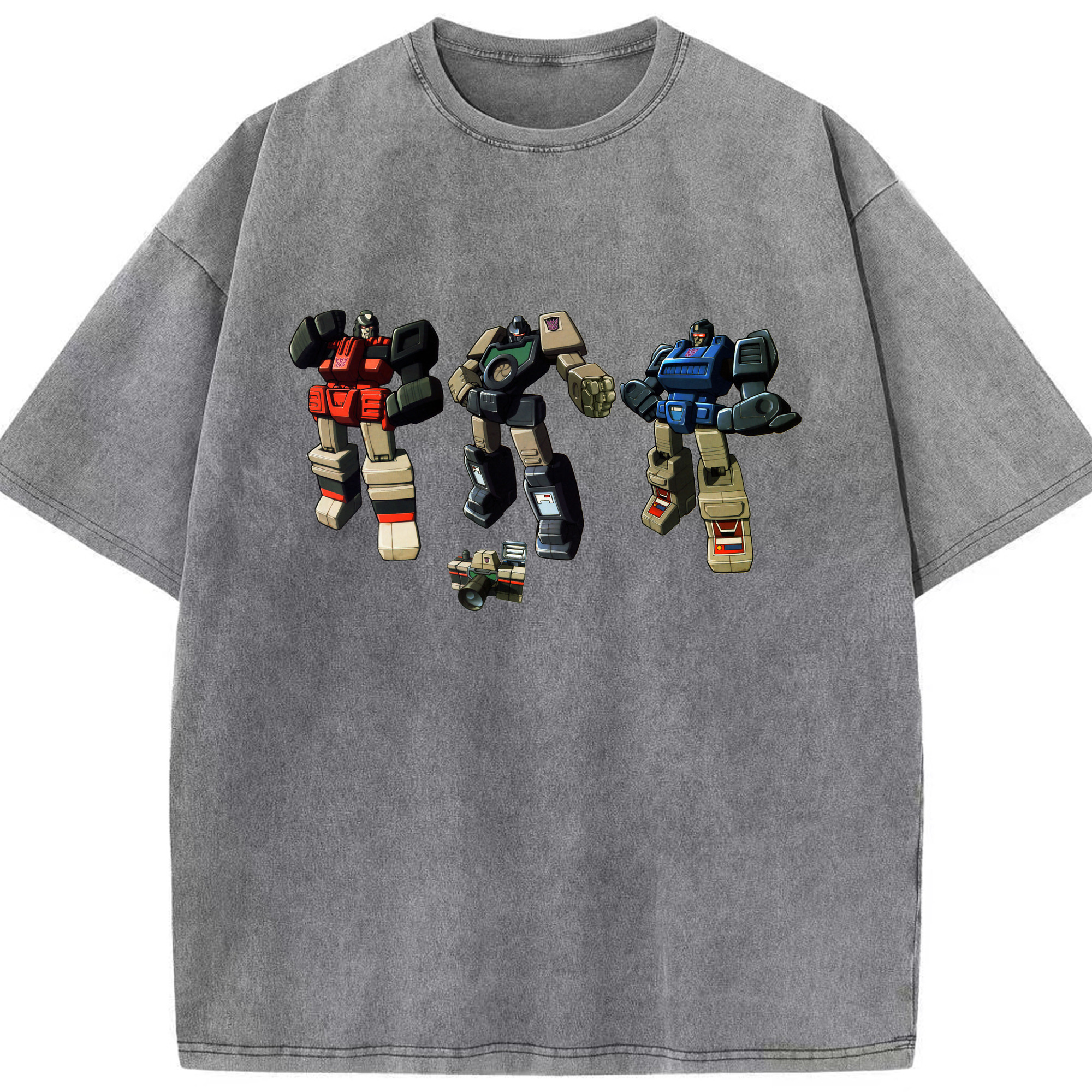 （画像用）  綿100% ヴィンテージ風 半袖Tシャツ（フロントプリント）