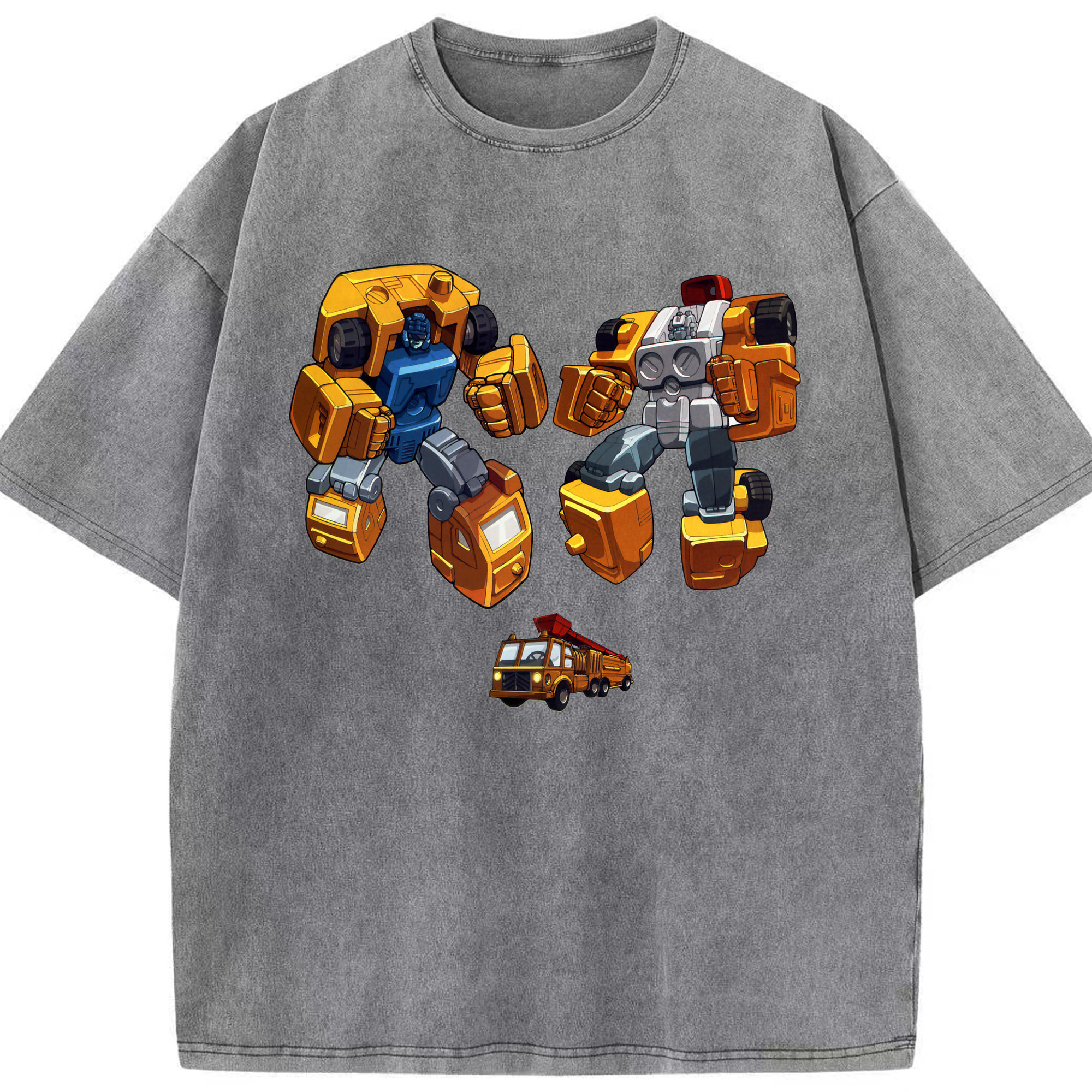 （画像用）  綿100% ヴィンテージ風 半袖Tシャツ（フロントプリント）