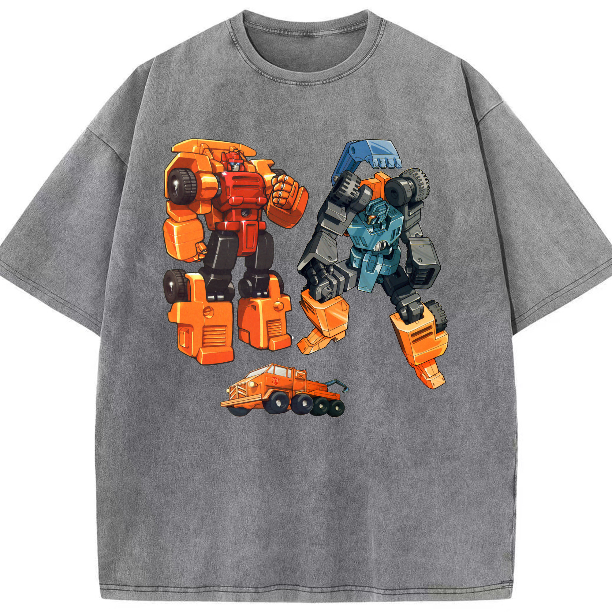 （画像用）  綿100% ヴィンテージ風 半袖Tシャツ（フロントプリント）