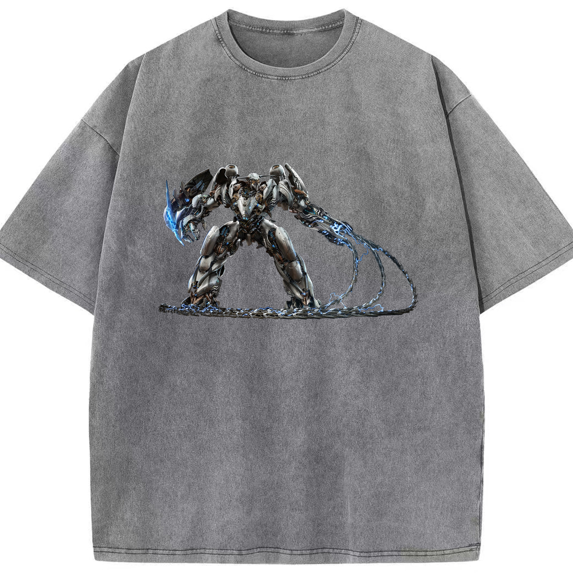（画像用）  綿100% ヴィンテージ風 半袖Tシャツ（フロントプリント）