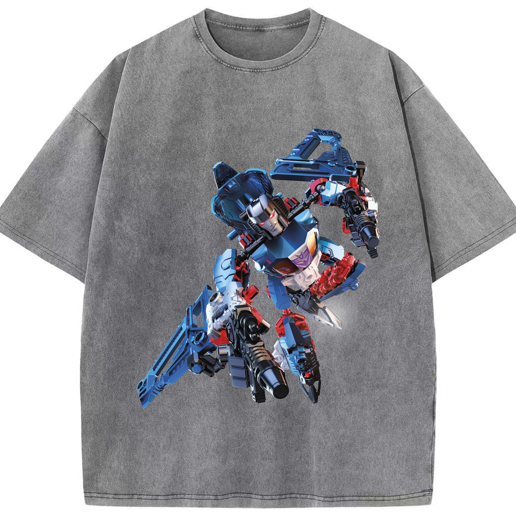 （画像用）  綿100% ヴィンテージ風 半袖Tシャツ（フロントプリント）