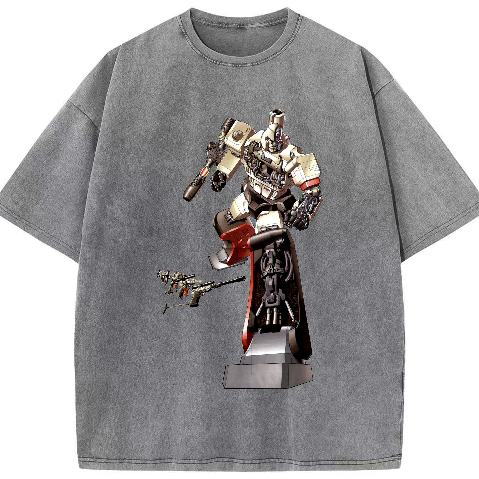（画像用）  綿100% ヴィンテージ風 半袖Tシャツ（フロントプリント）