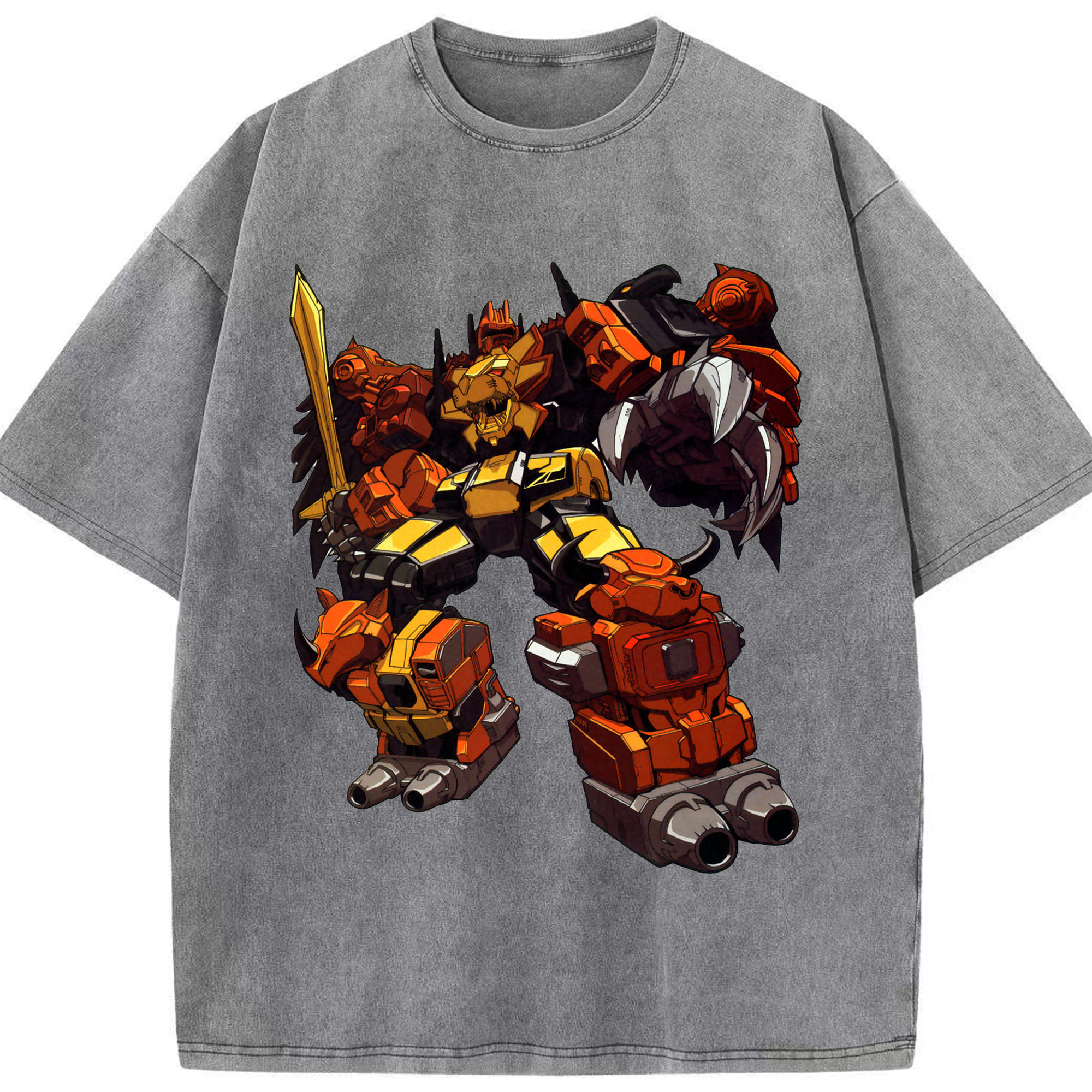 （画像用）  綿100% ヴィンテージ風 半袖Tシャツ（フロントプリント）