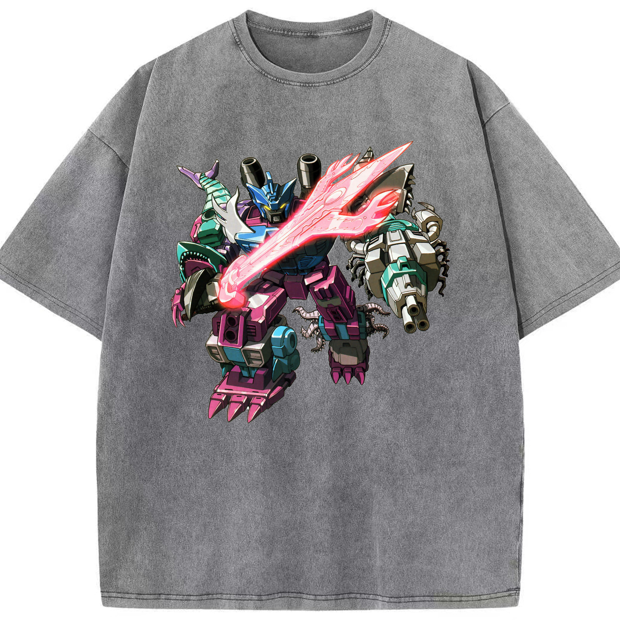 （画像用）  綿100% ヴィンテージ風 半袖Tシャツ（フロントプリント）