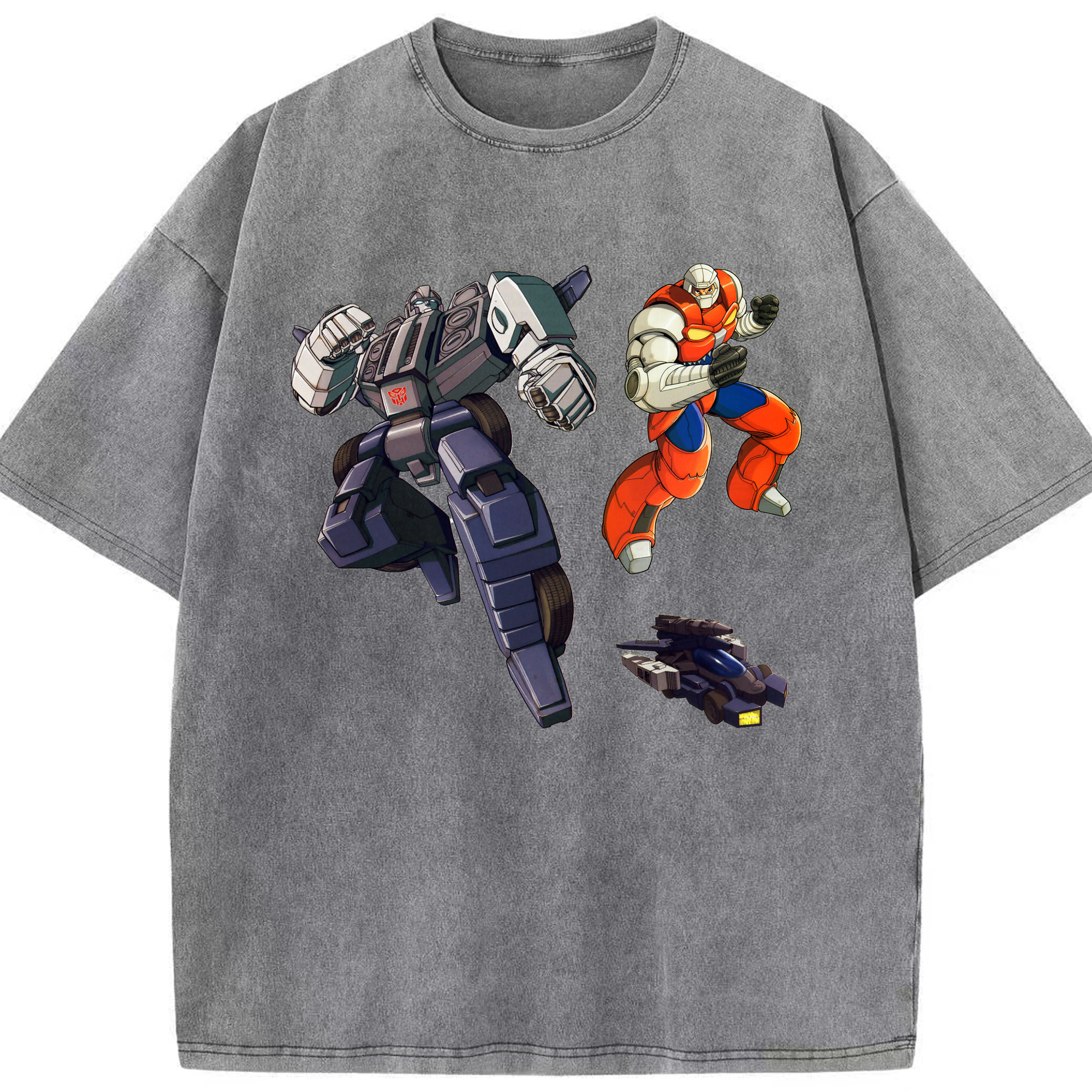 （画像用）  綿100% ヴィンテージ風 半袖Tシャツ（フロントプリント）