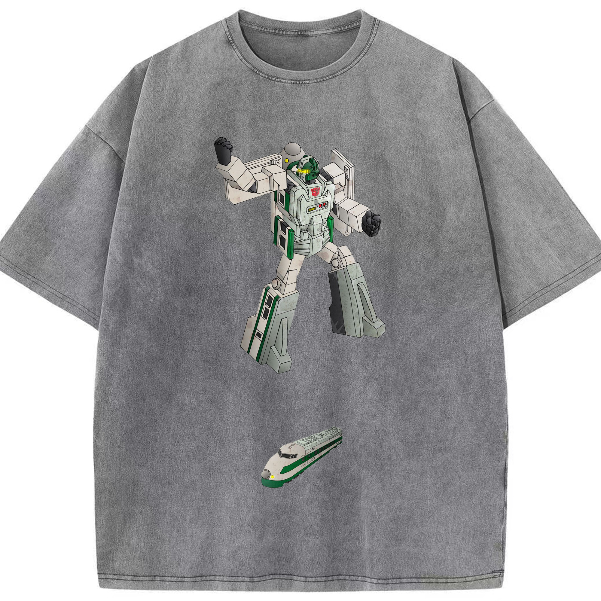 （画像用）  綿100% ヴィンテージ風 半袖Tシャツ（フロントプリント）