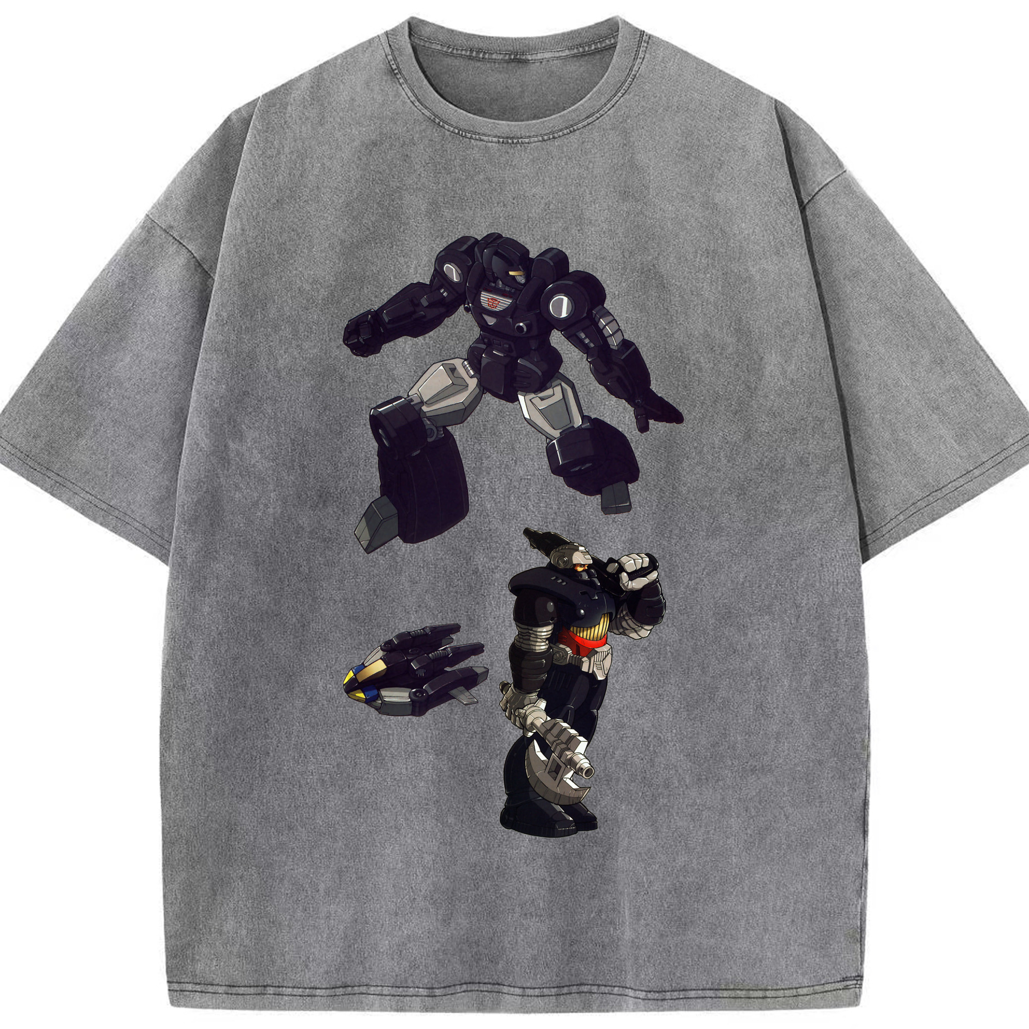 （画像用）  綿100% ヴィンテージ風 半袖Tシャツ（フロントプリント）