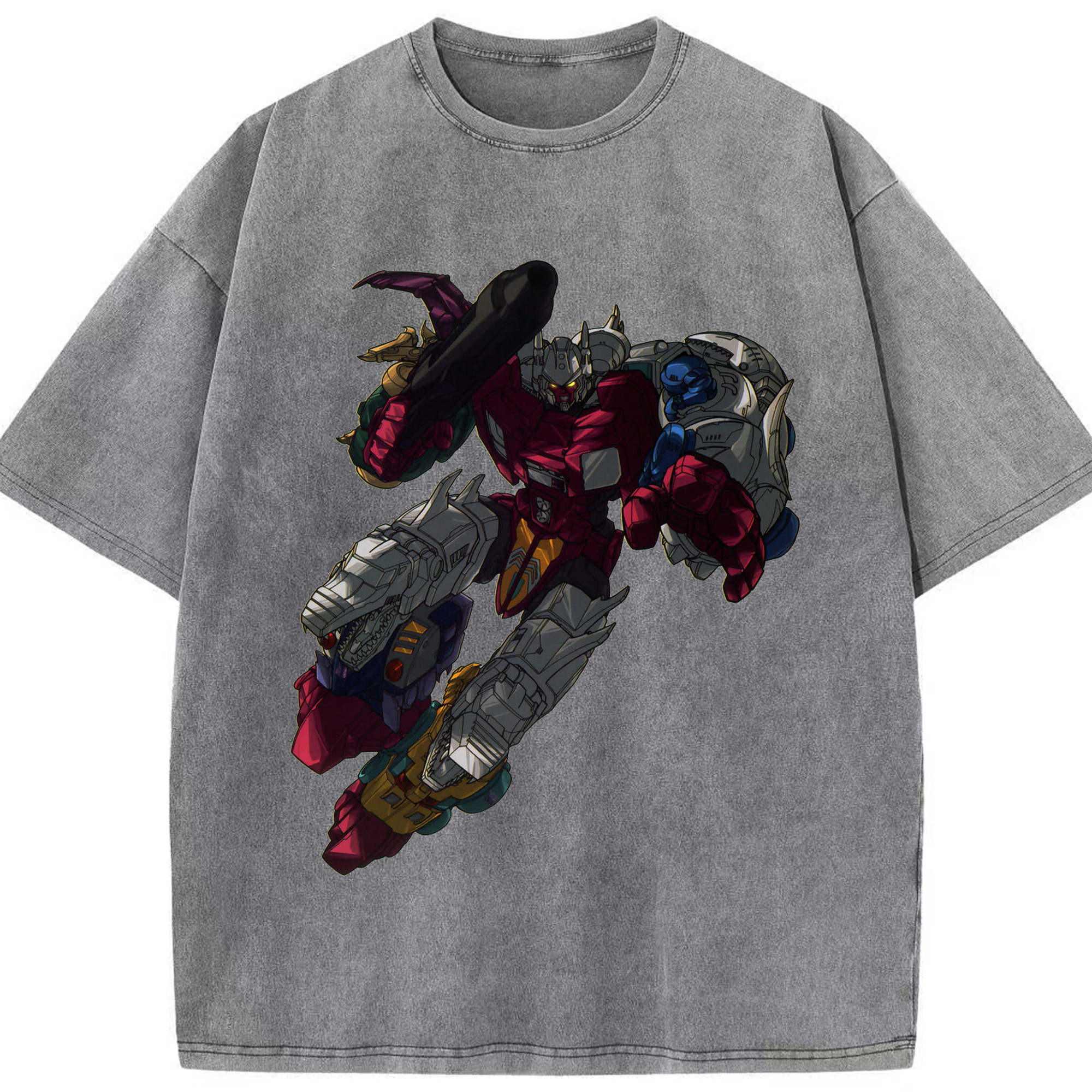 （画像用）  綿100% ヴィンテージ風 半袖Tシャツ（フロントプリント）