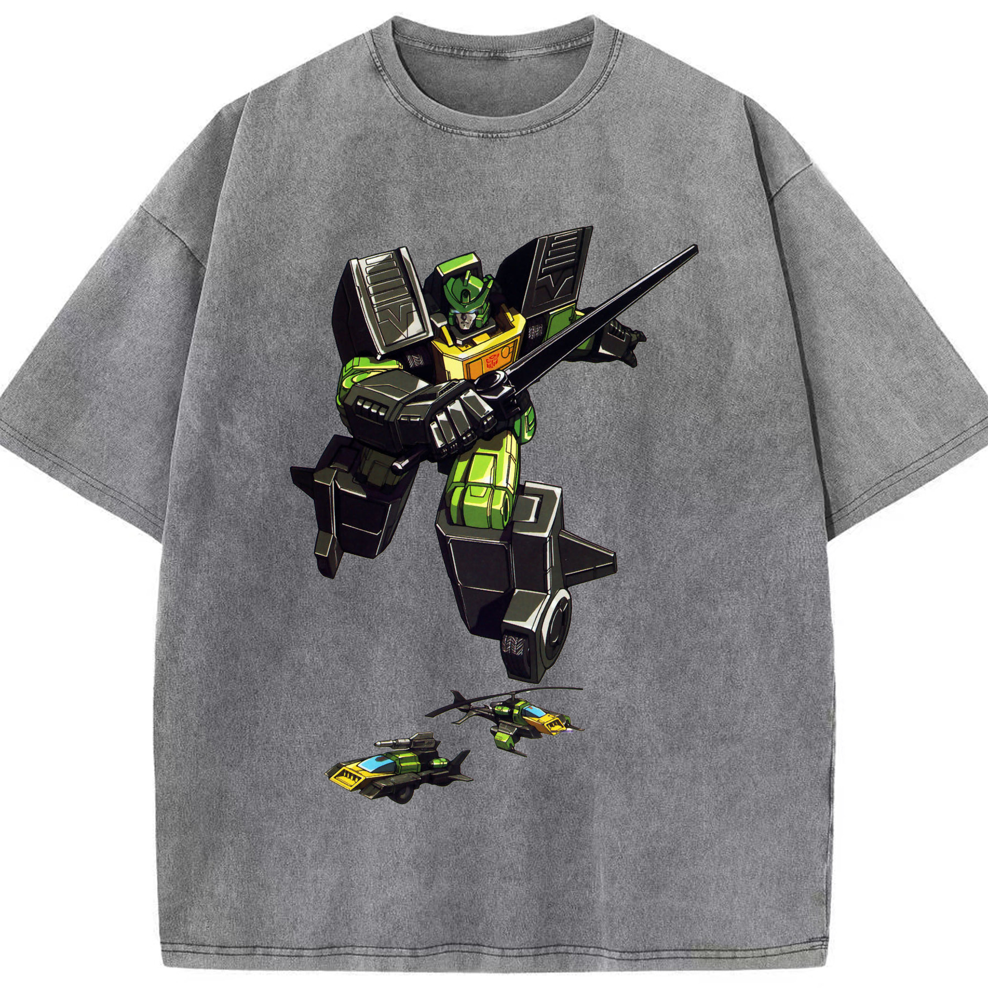 （画像用）  綿100% ヴィンテージ風 半袖Tシャツ（フロントプリント）