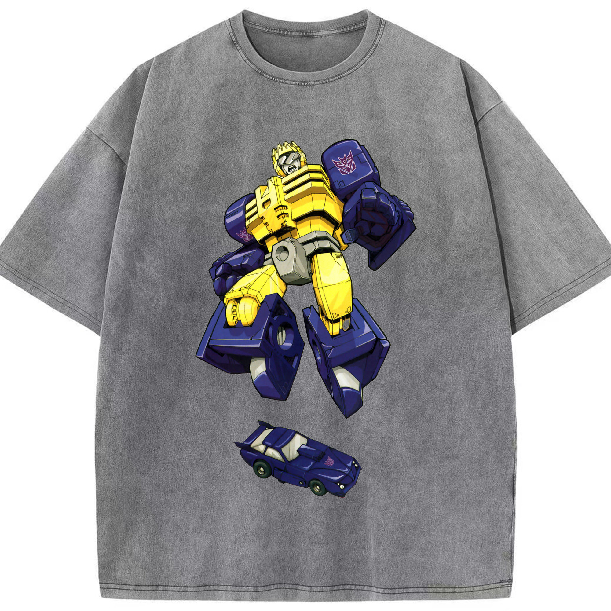 （画像用）  綿100% ヴィンテージ風 半袖Tシャツ（フロントプリント）