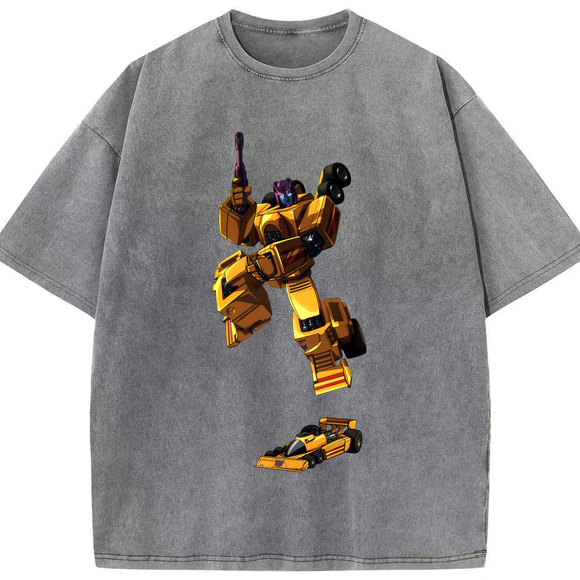 （画像用）  綿100% ヴィンテージ風 半袖Tシャツ（フロントプリント）