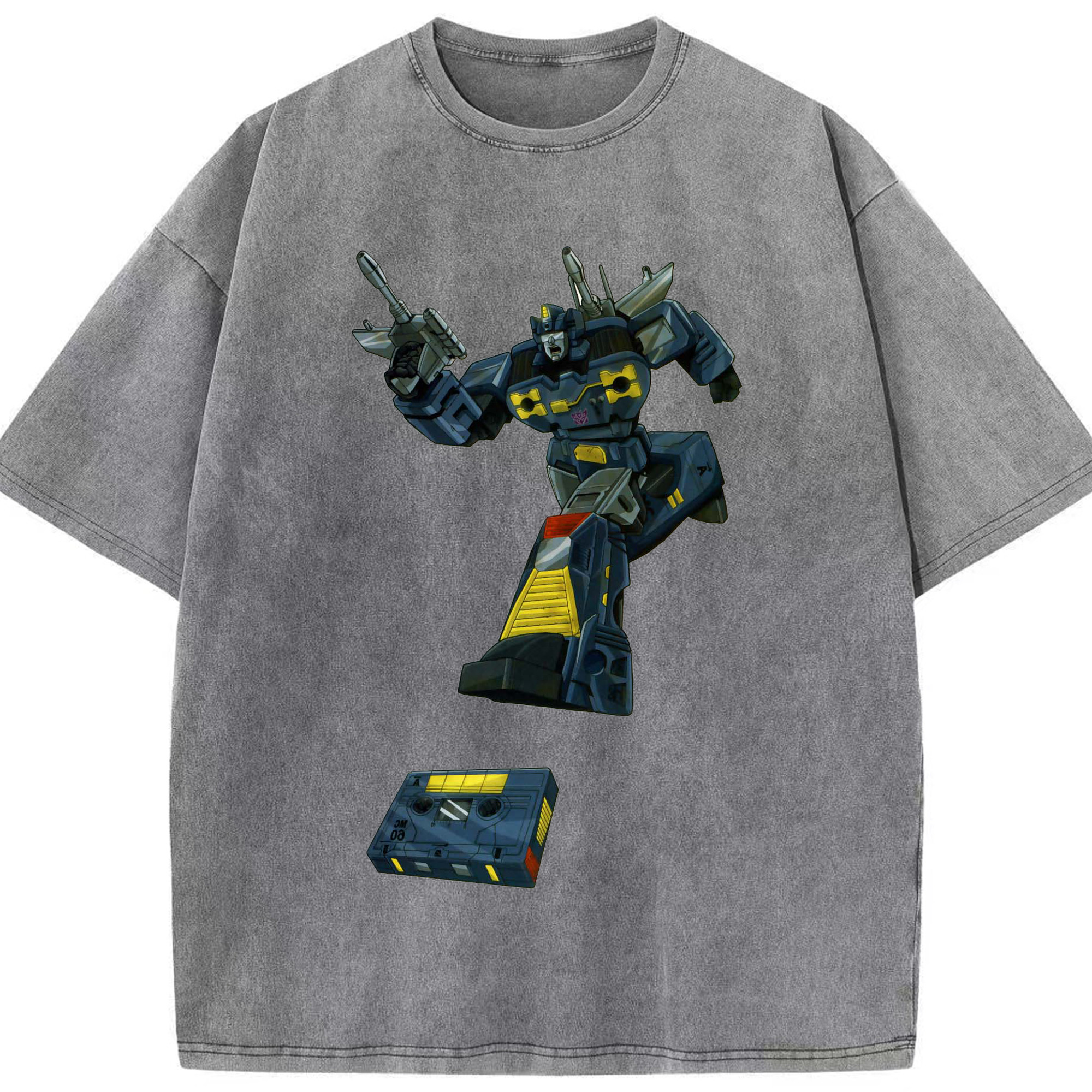 （画像用）  綿100% ヴィンテージ風 半袖Tシャツ（フロントプリント）