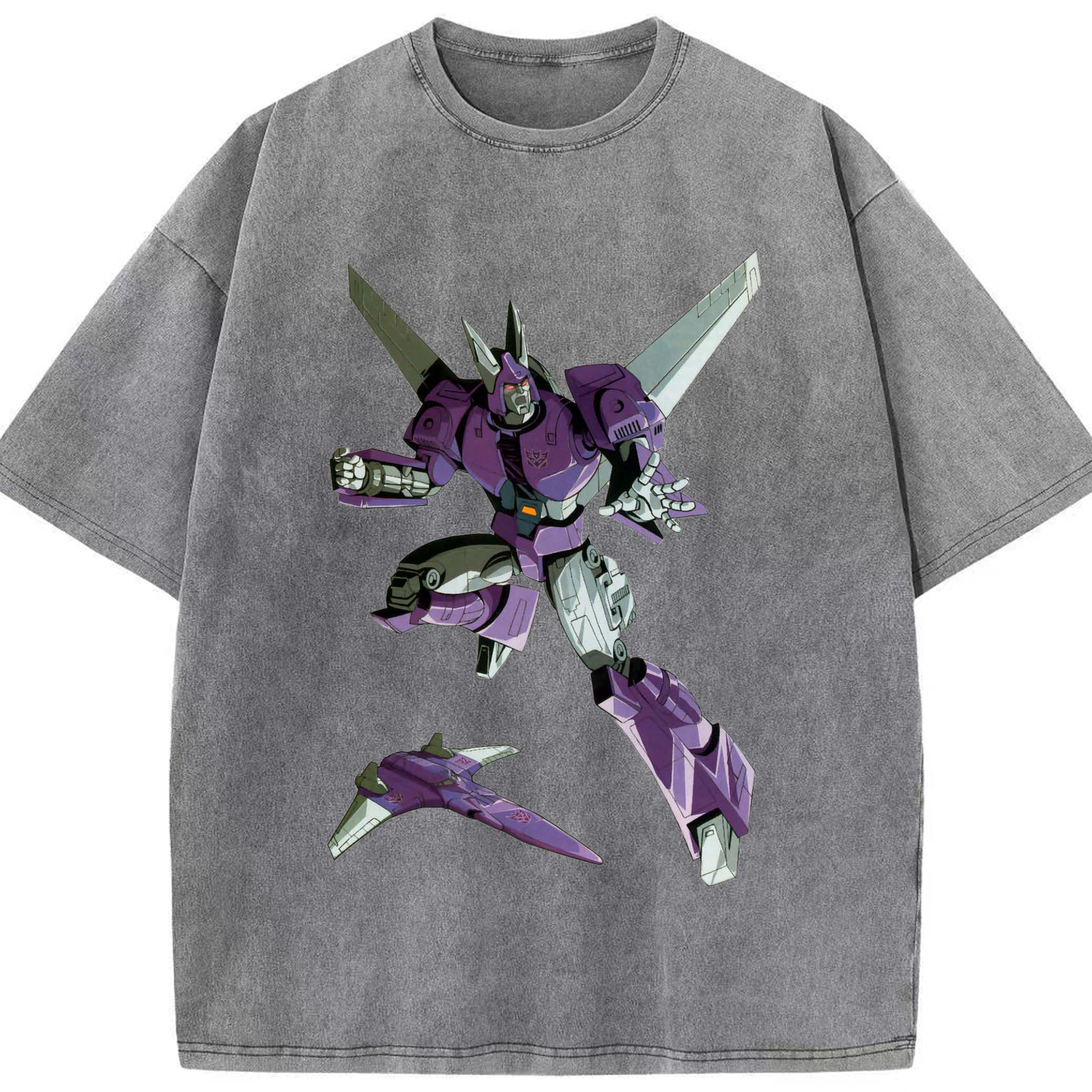 （画像用）  綿100% ヴィンテージ風 半袖Tシャツ（フロントプリント）