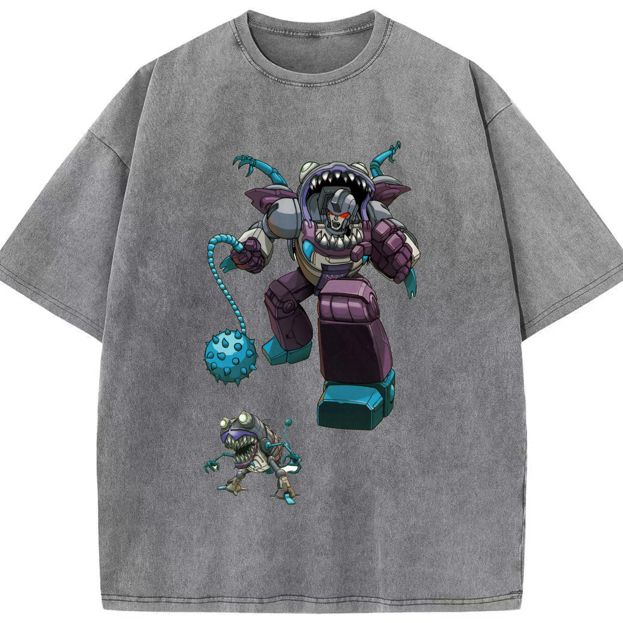 （画像用）  綿100% ヴィンテージ風 半袖Tシャツ（フロントプリント）