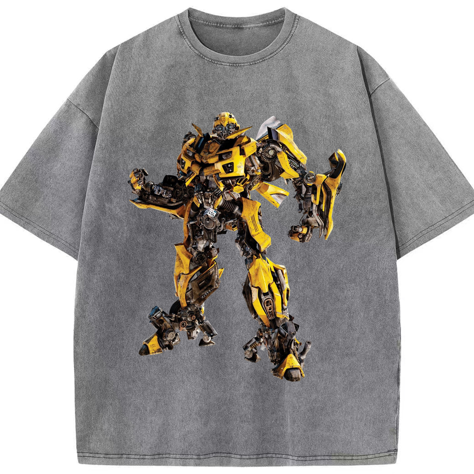 （画像用）  綿100% ヴィンテージ風 半袖Tシャツ（フロントプリント）