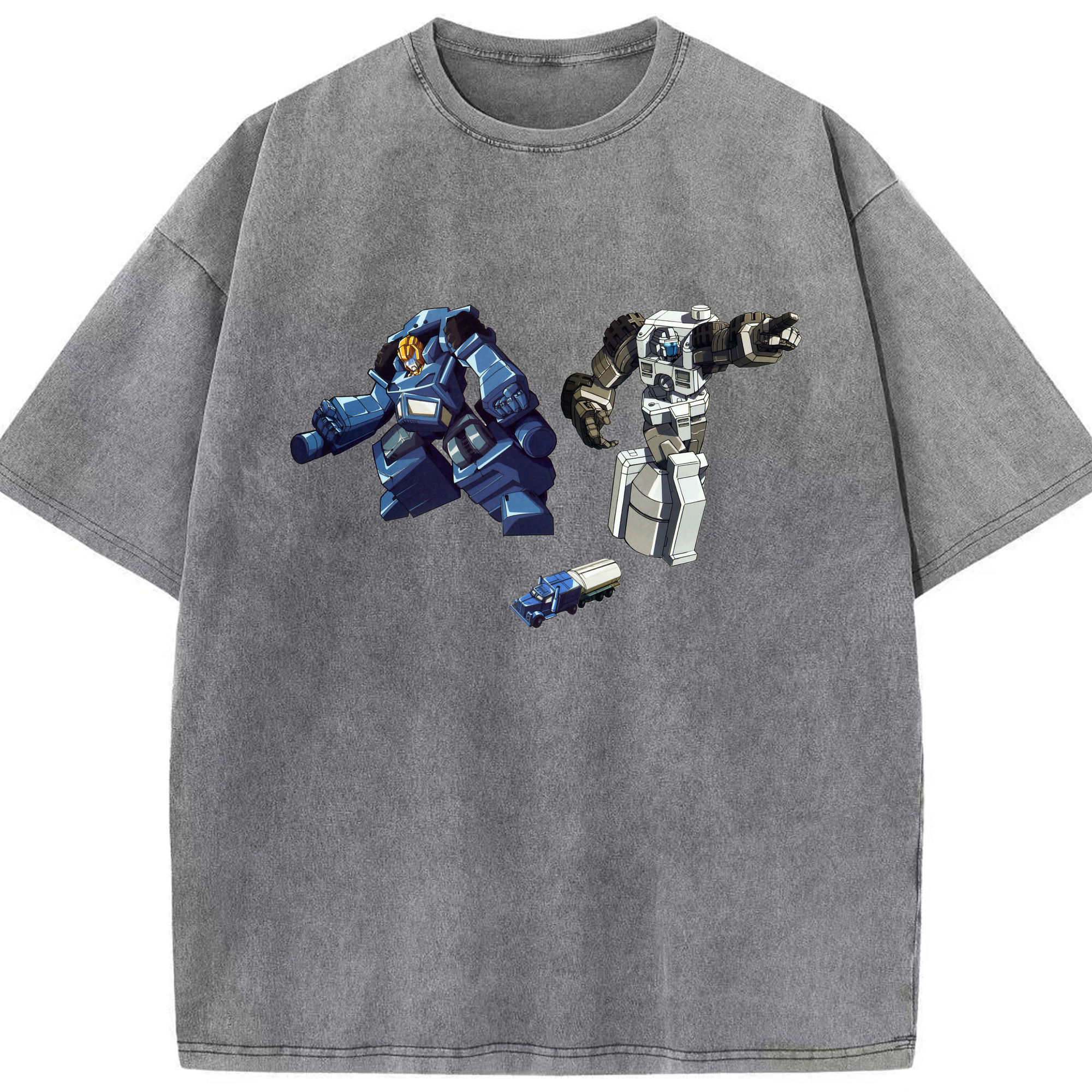 （画像用）  綿100% ヴィンテージ風 半袖Tシャツ（フロントプリント）