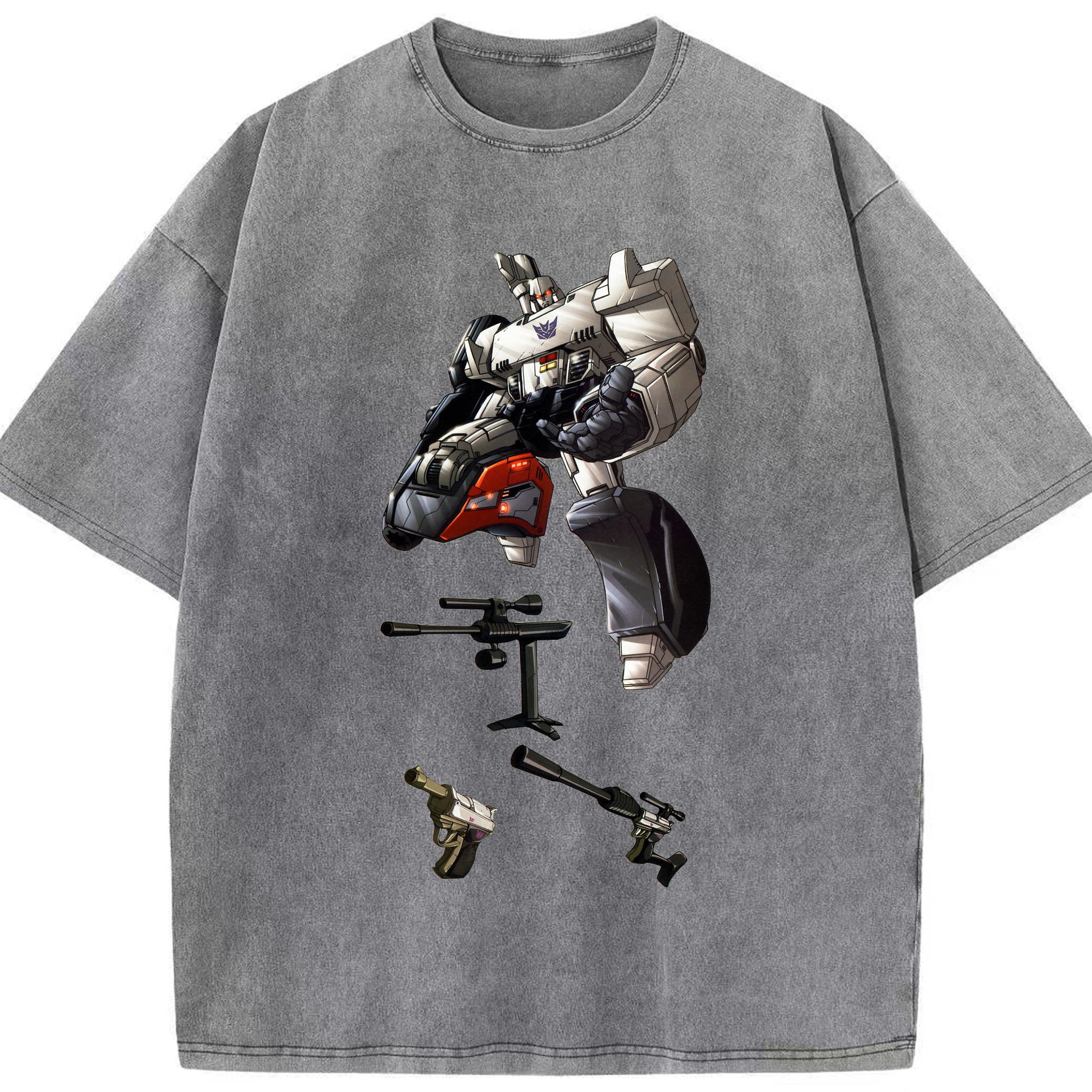 （画像用）  綿100% ヴィンテージ風 半袖Tシャツ（フロントプリント）